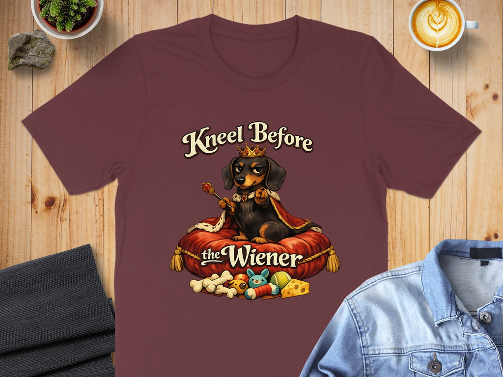 Kneel Before the Wiener Funny Printed Shirt