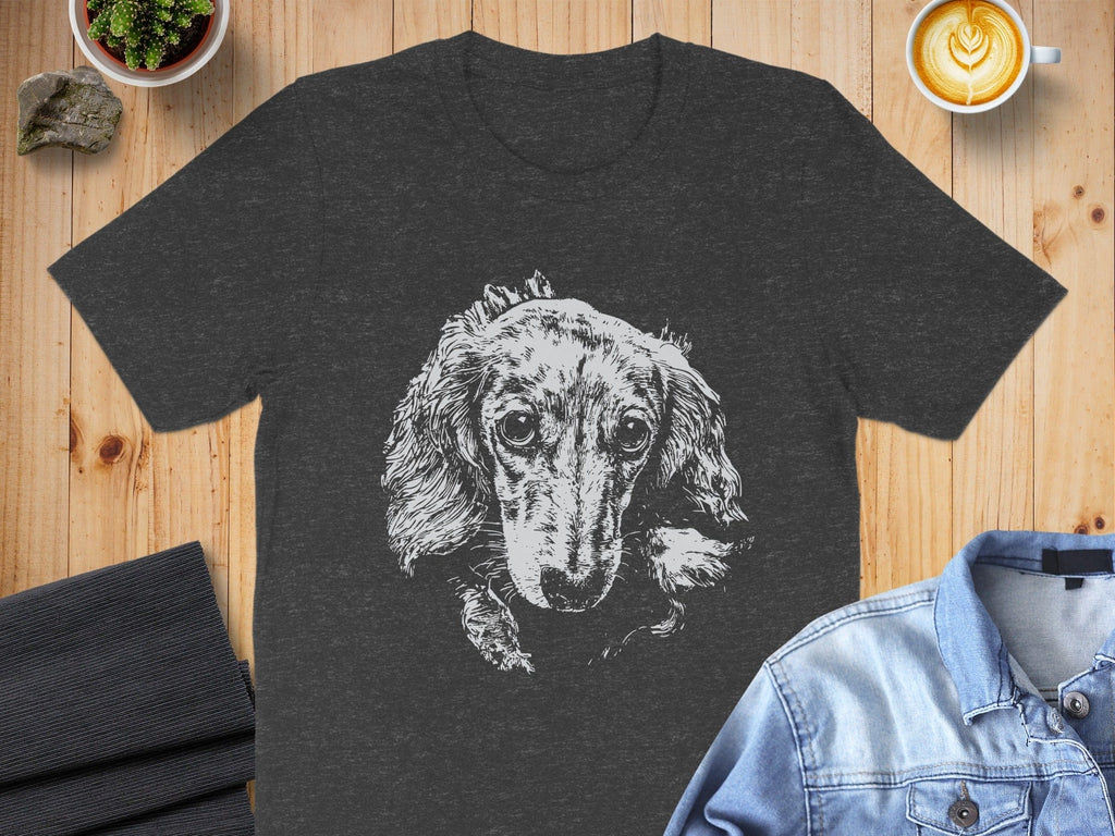 Dachshund Dog Art Graphic T-Shirt Perfect for Dog Lovers