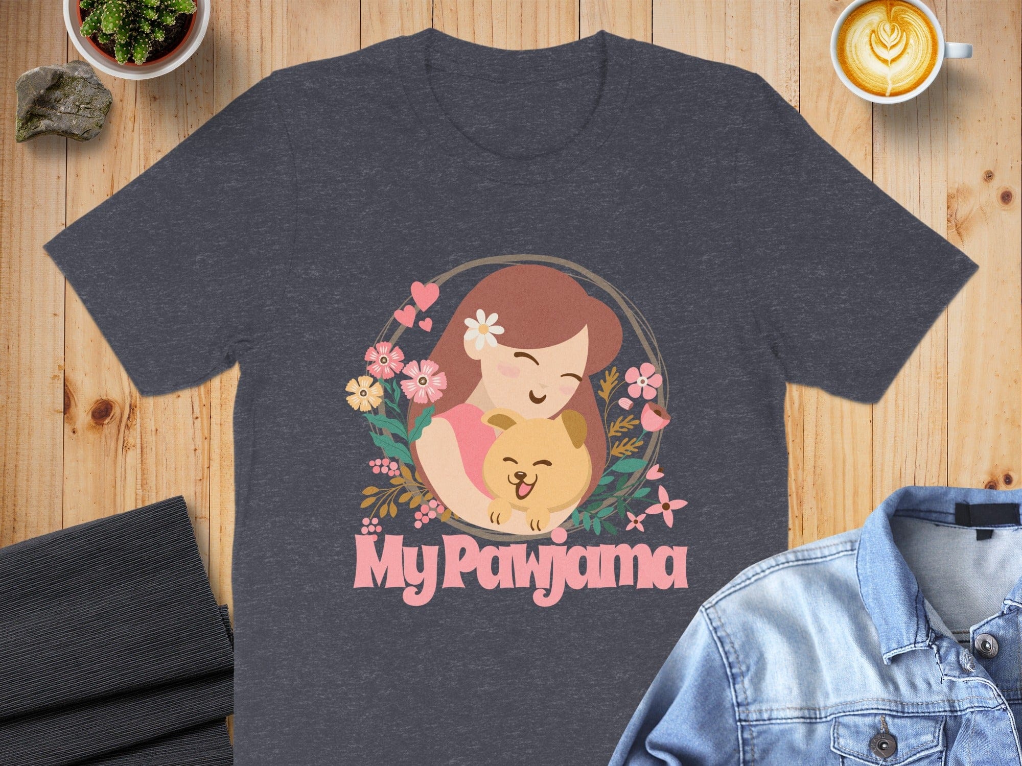 My Pawjama Cute Graphic T-shirt Design for Pet Lovers