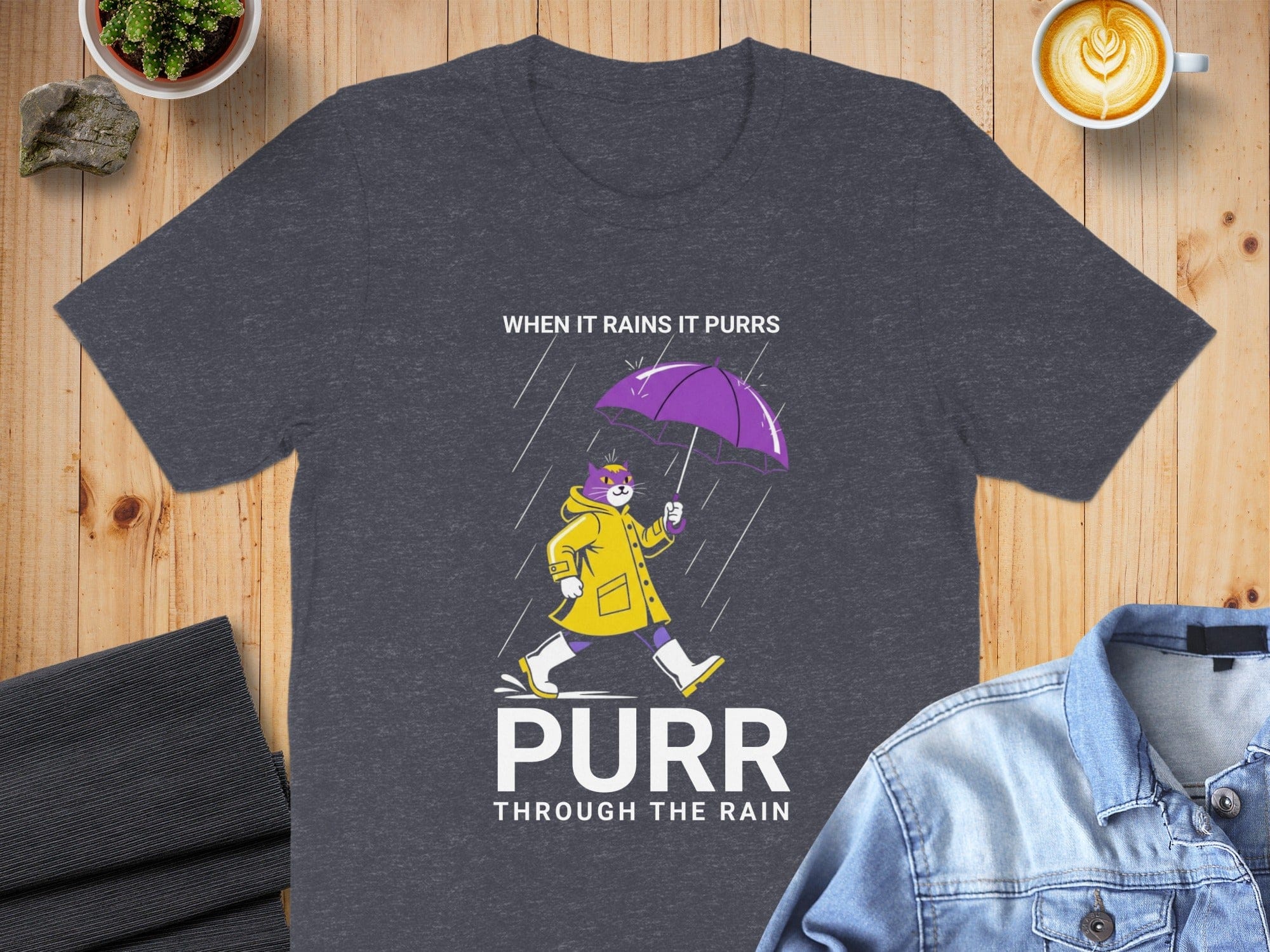 When It Rains It Purrs Purr Through The Rain product