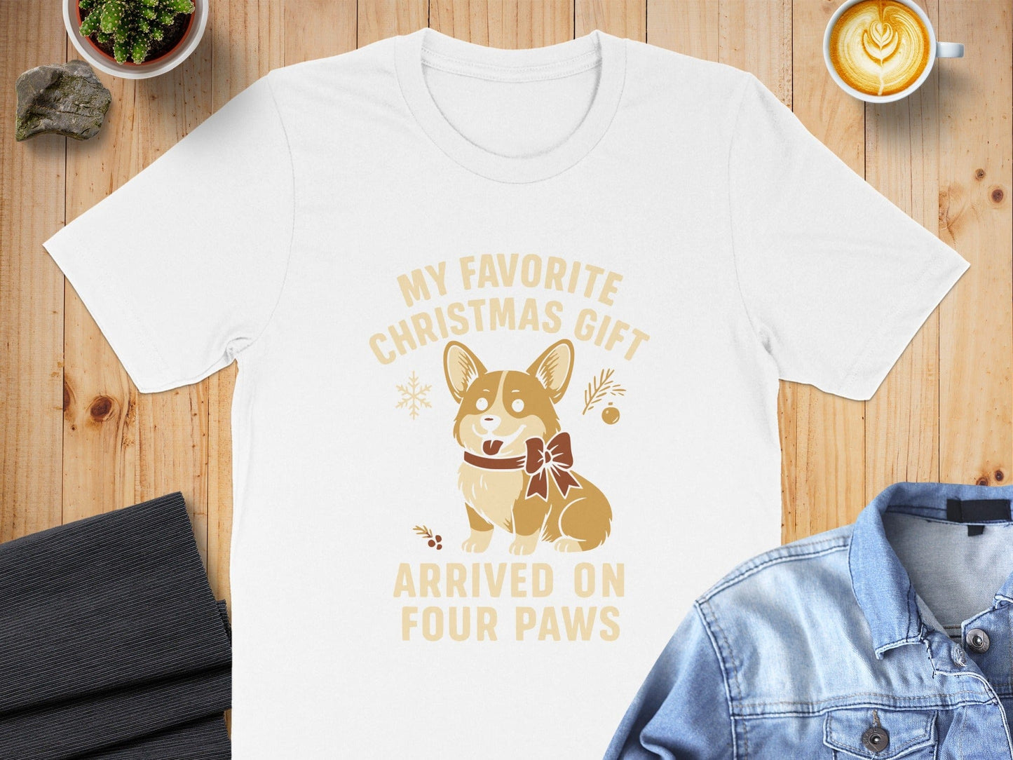 My Favorite Christmas Gift Arrived On Four Paws shirt