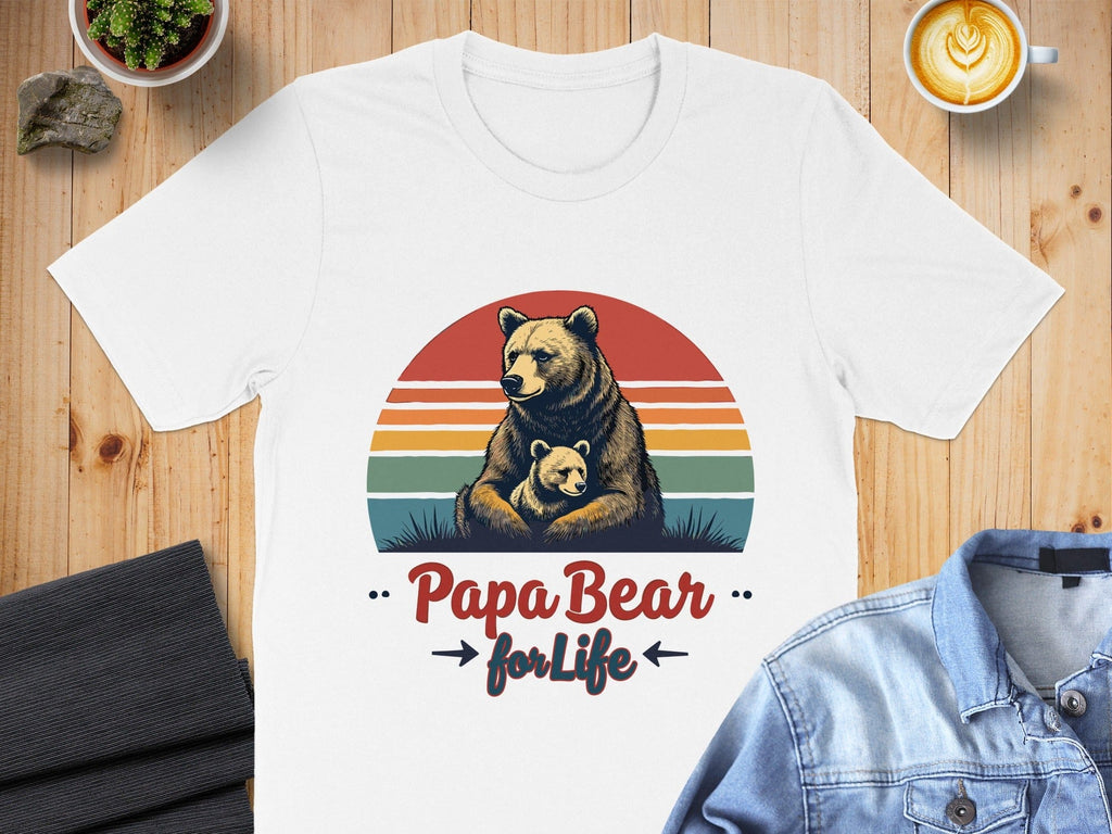Papa Bear for Life Graphic T-Shirt Product