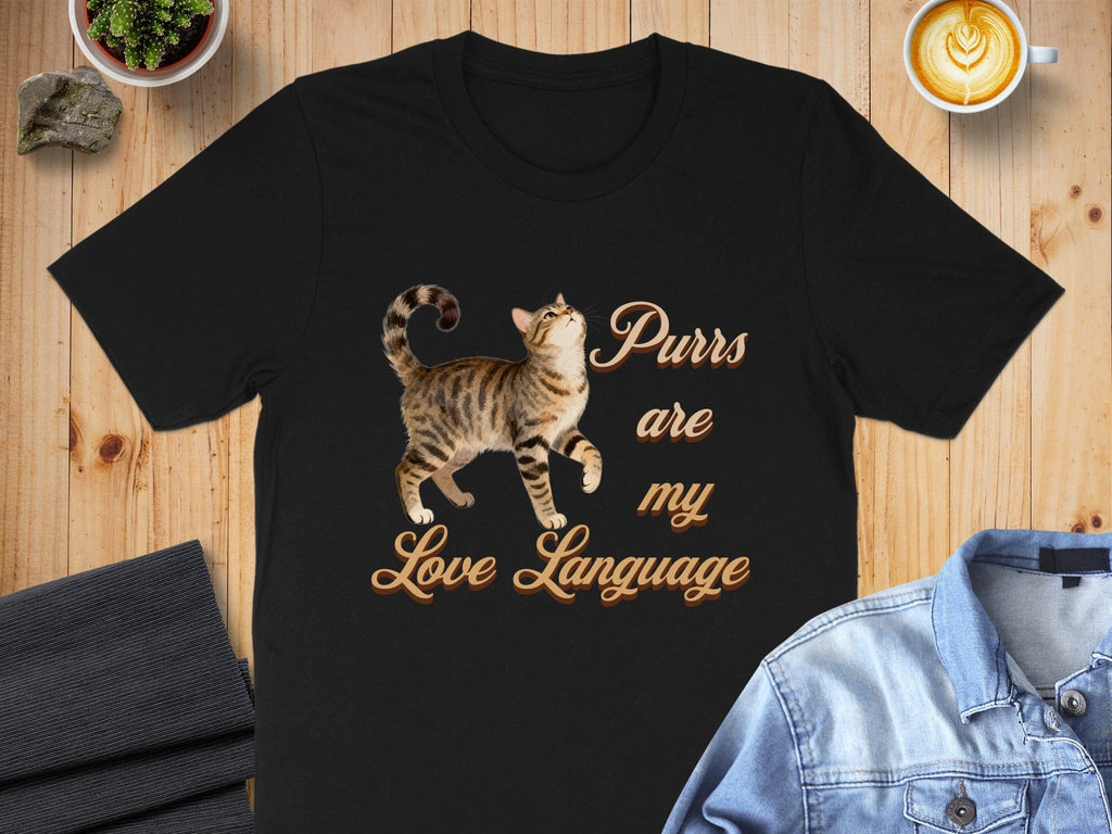 Purrs Are My Love Language Cat Lover T-shirt