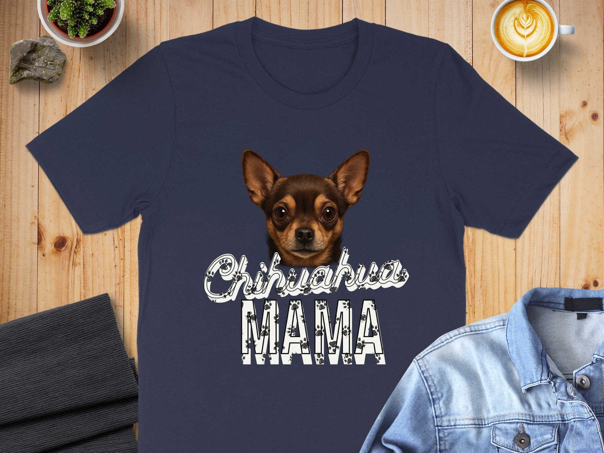 Chihuahua Mama Graphic Tee for Dog Lovers