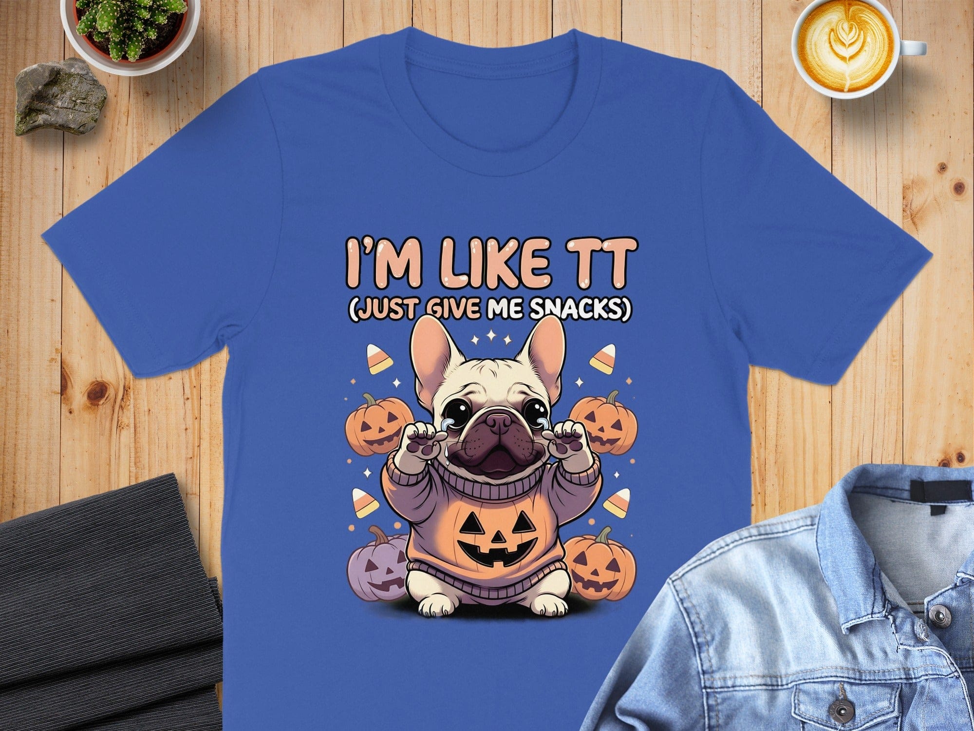 I'm Like TT Just Give Me Snacks Halloween T-shirt