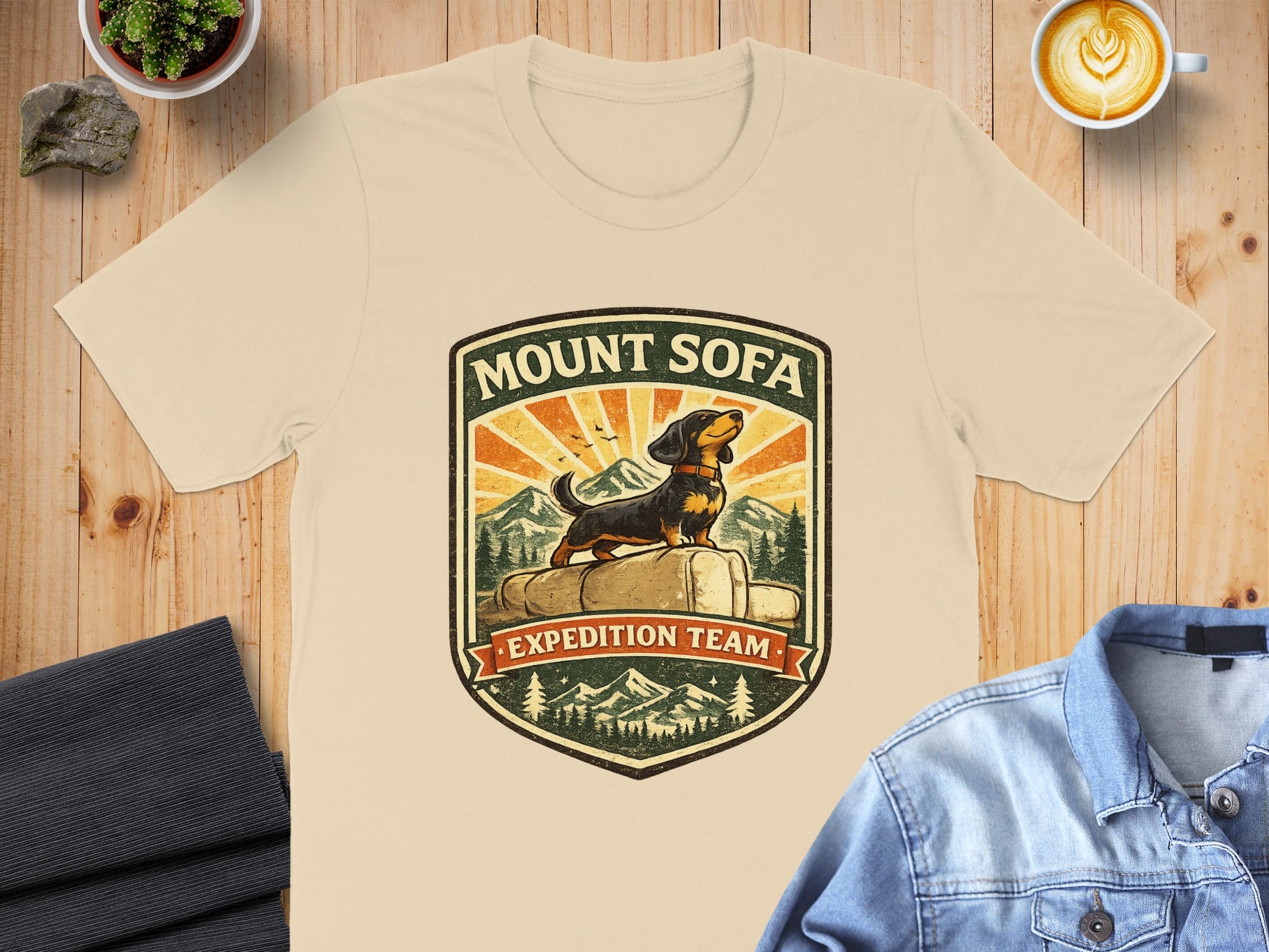 Mount Sofa Expedition Team Graphic T-Shirt