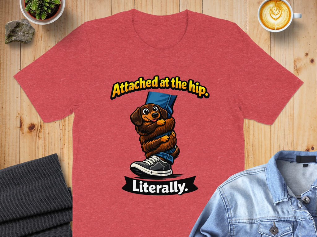 Attached at the hip. Literally. casual shirt