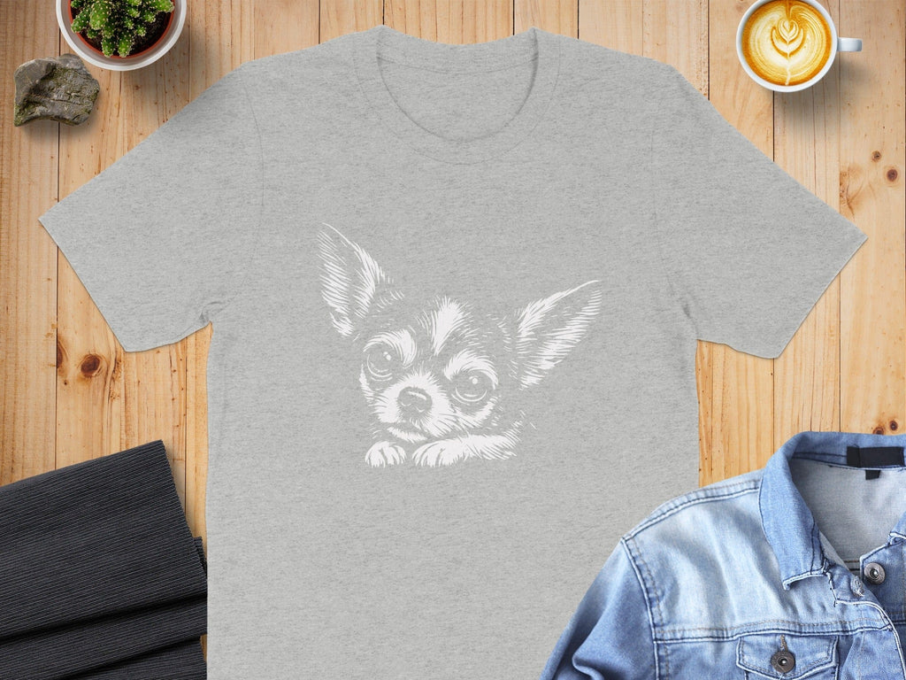 Adorable Chihuahua Drawing Tee for Dog Lovers Product