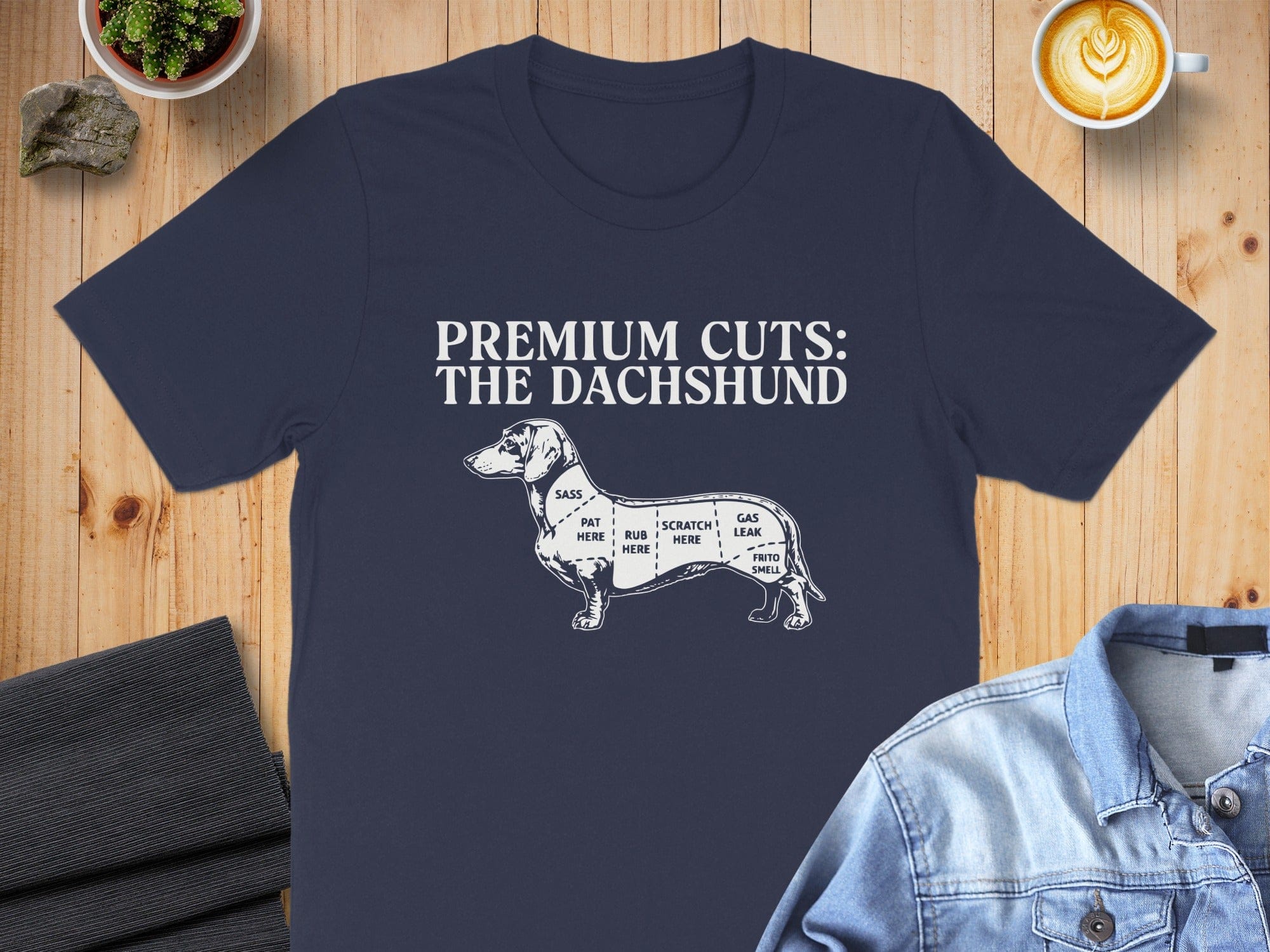 Premium Cuts The Dachshund Graphic T-Shirt