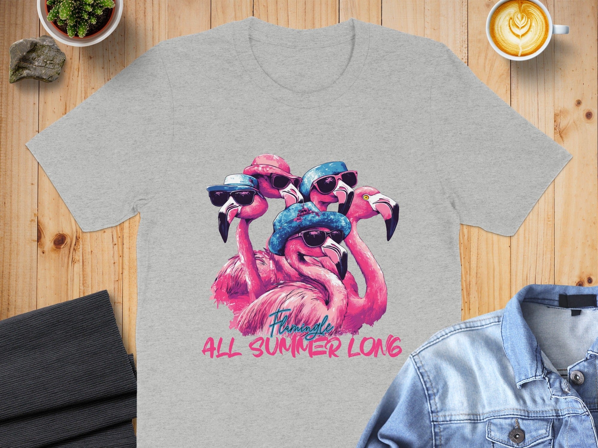 Flamingo All Summer Long Graphic T-shirt