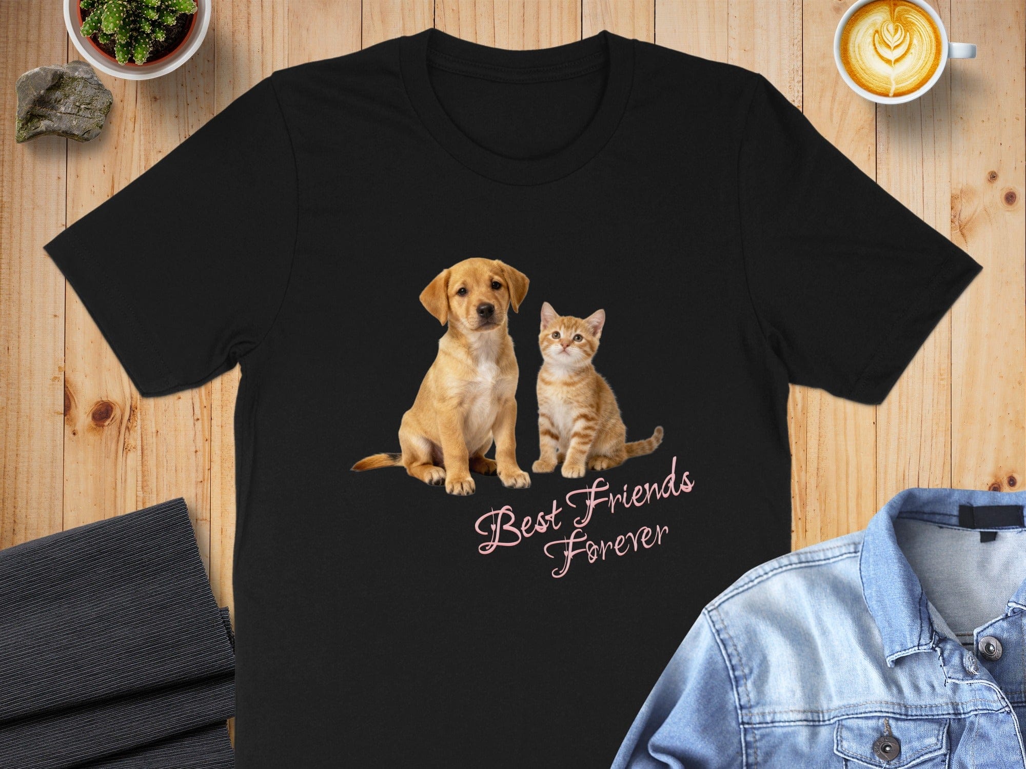 Best Friends Forever Puppy and Kitten T-Shirt