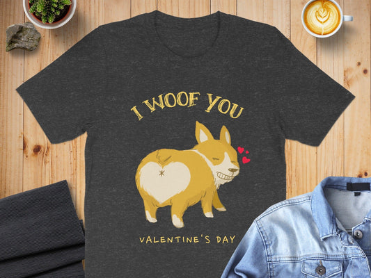I Woof You Valentine's Day Gift Fun Shirt