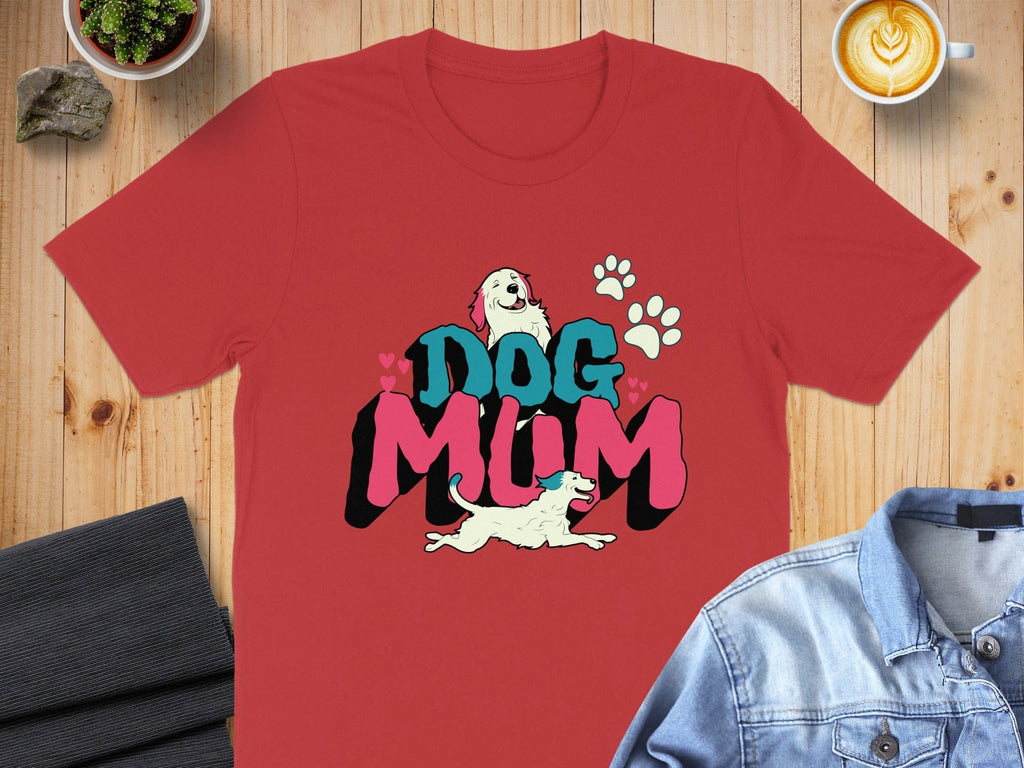 Dog Mum Graphic Design Casual Wear Shirt