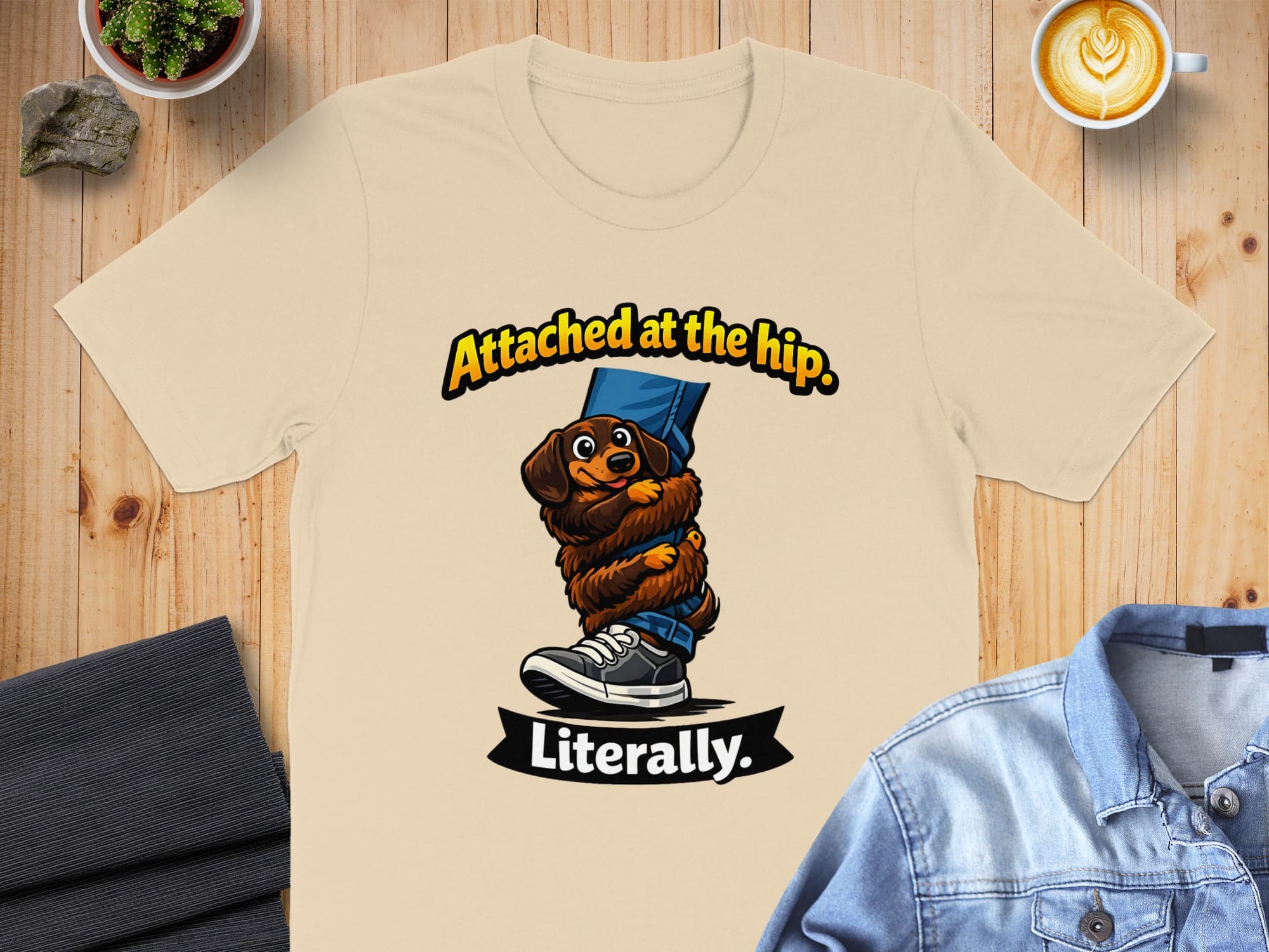 Attached at the hip Literally Graphic Tee