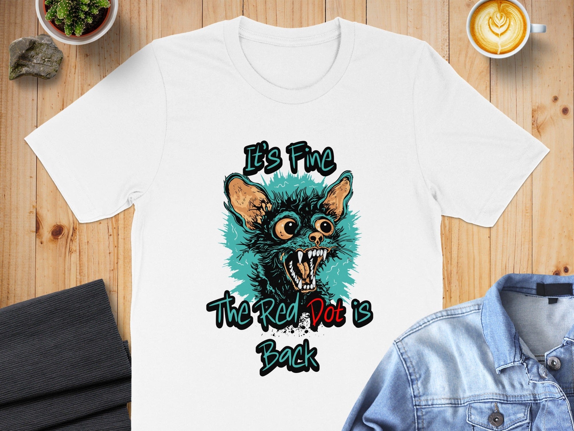 It's Fine The Red Dot is Back Graphic T-shirt