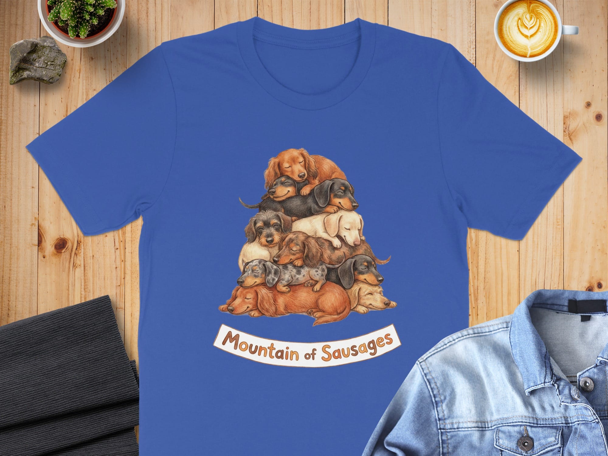 Mountain of Sausages Adorable Dachshund Shirt