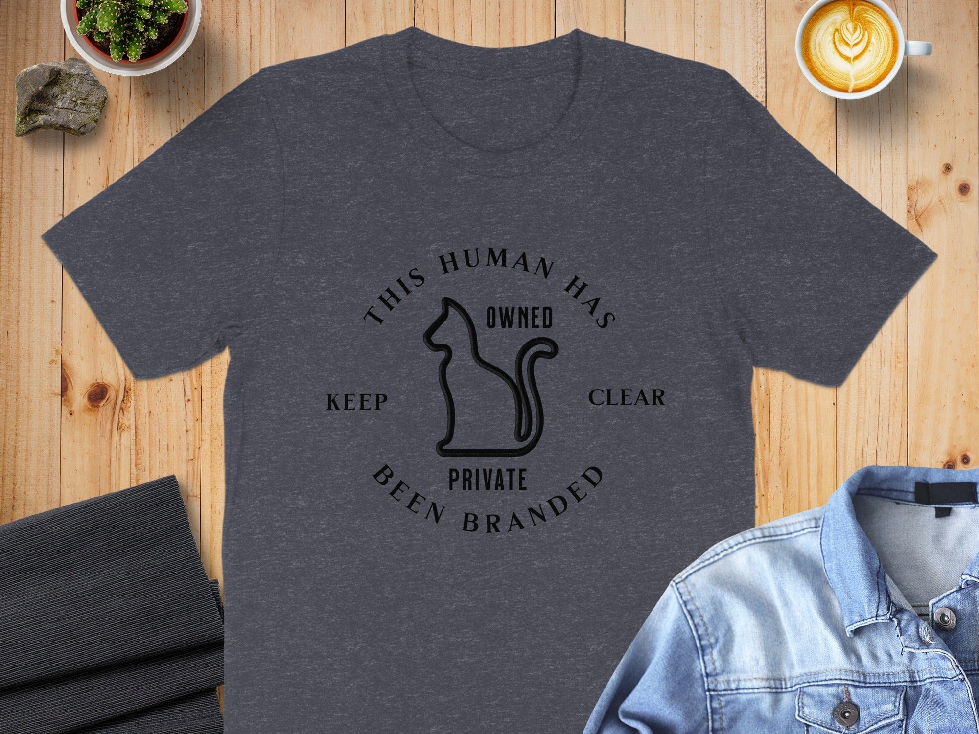 This Human Has Been Branded Cat Lovers T-Shirt