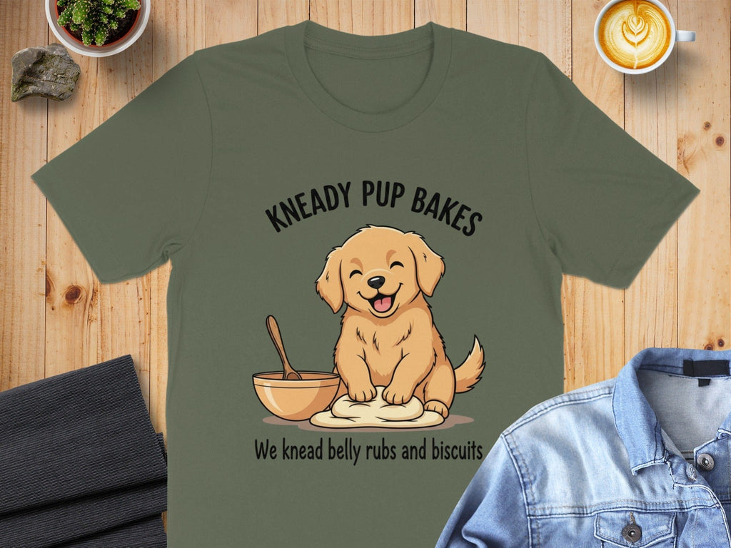 Kneady Pup Bakes We Knead Belly Rubs and Biscuits shirt