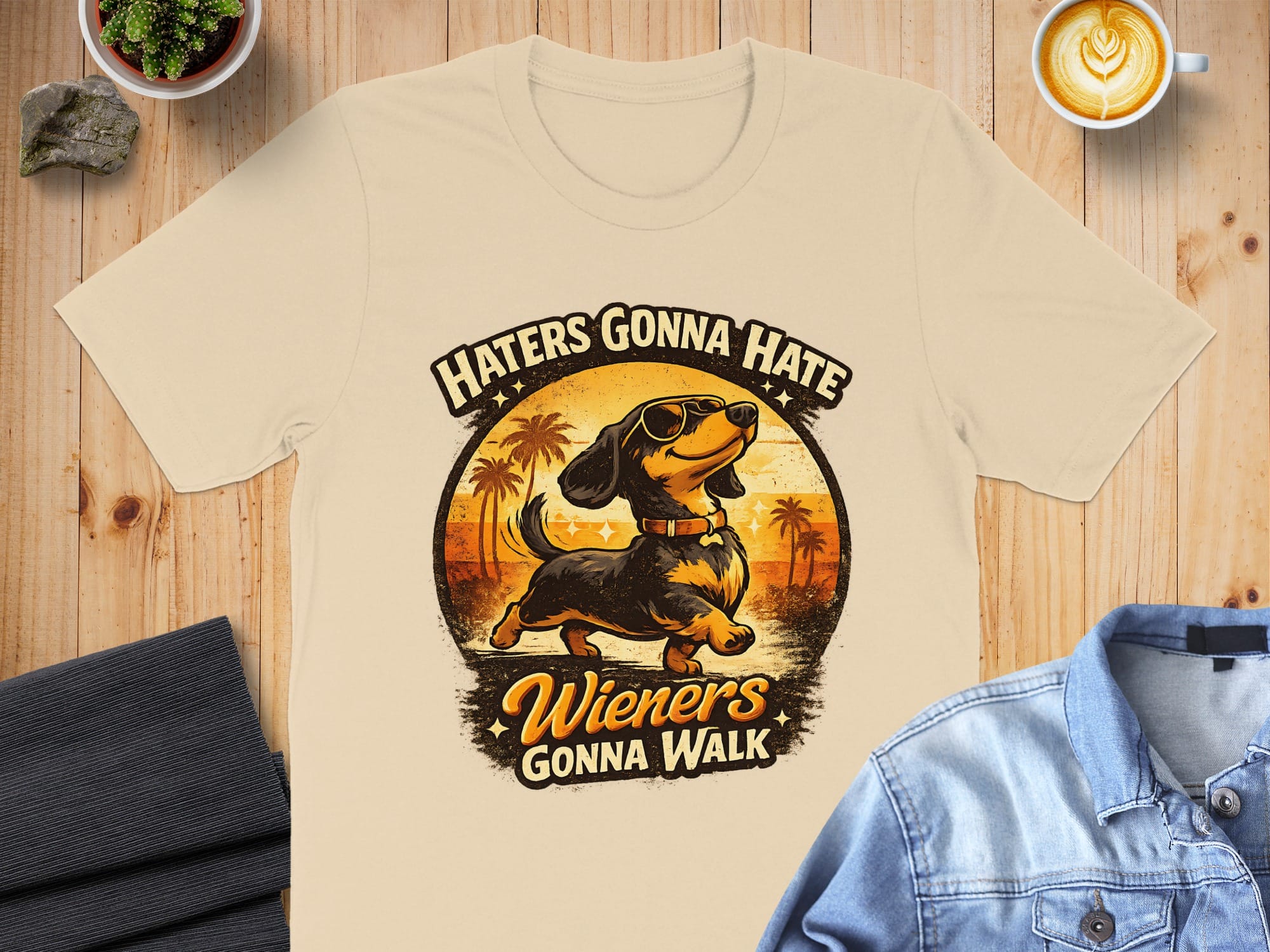 Haters Gonna Hate Wieners Gonna Walk T-shirt