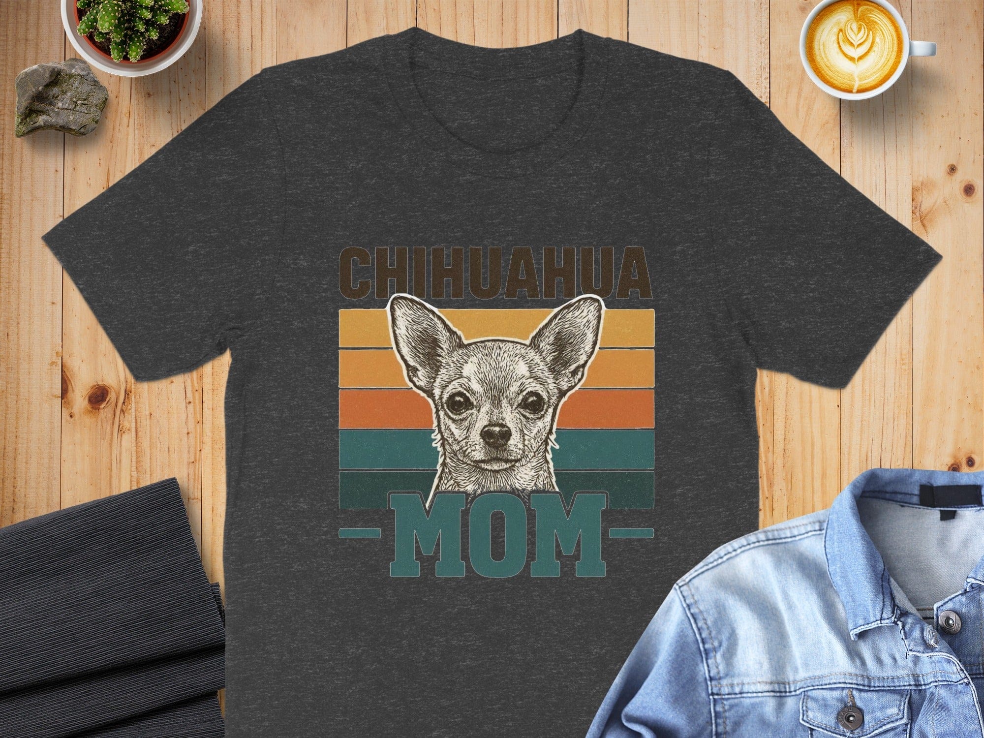 Chihuahua Mom Graphic Tee Shirt