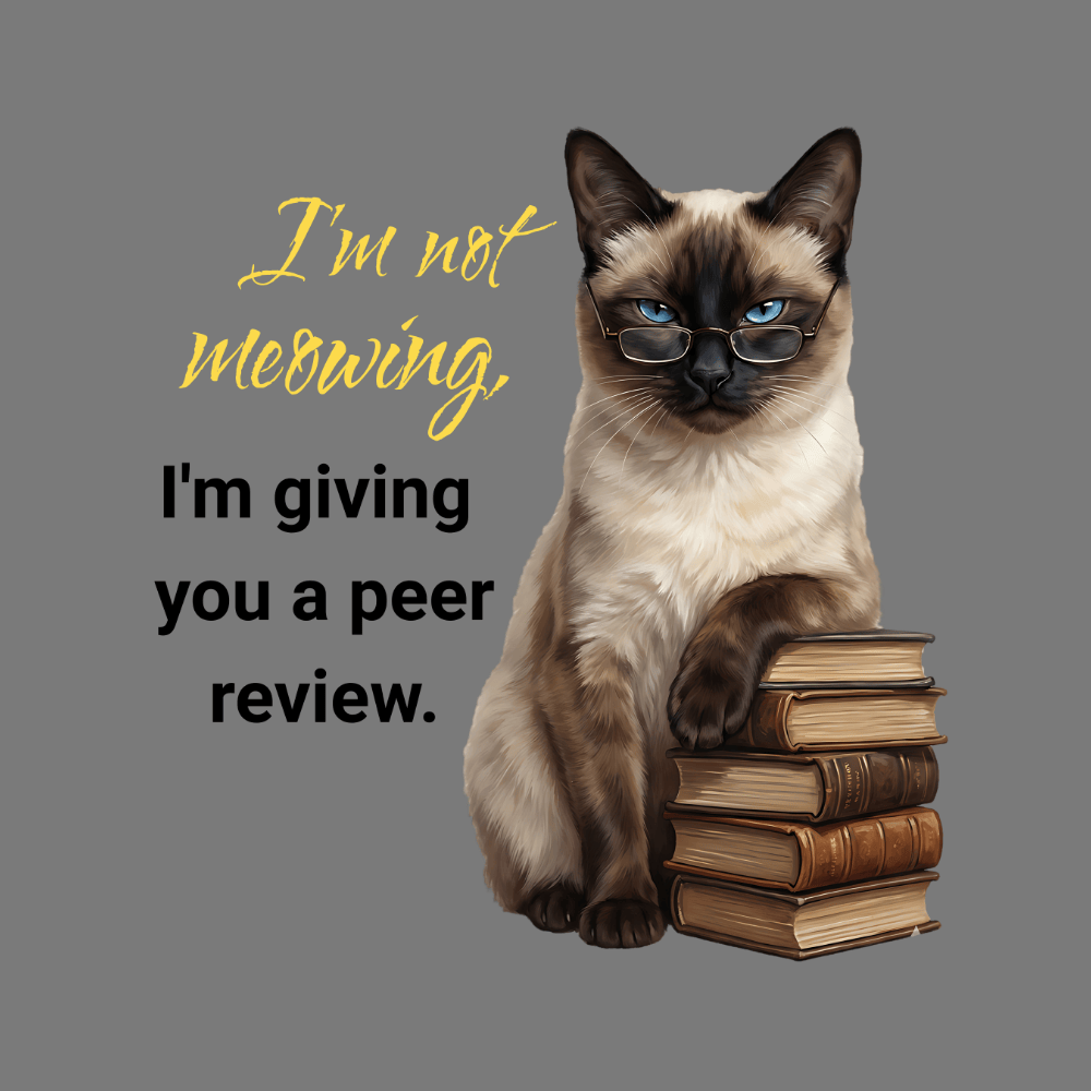 Peer Reviewing Siamese Cat T-Shirt