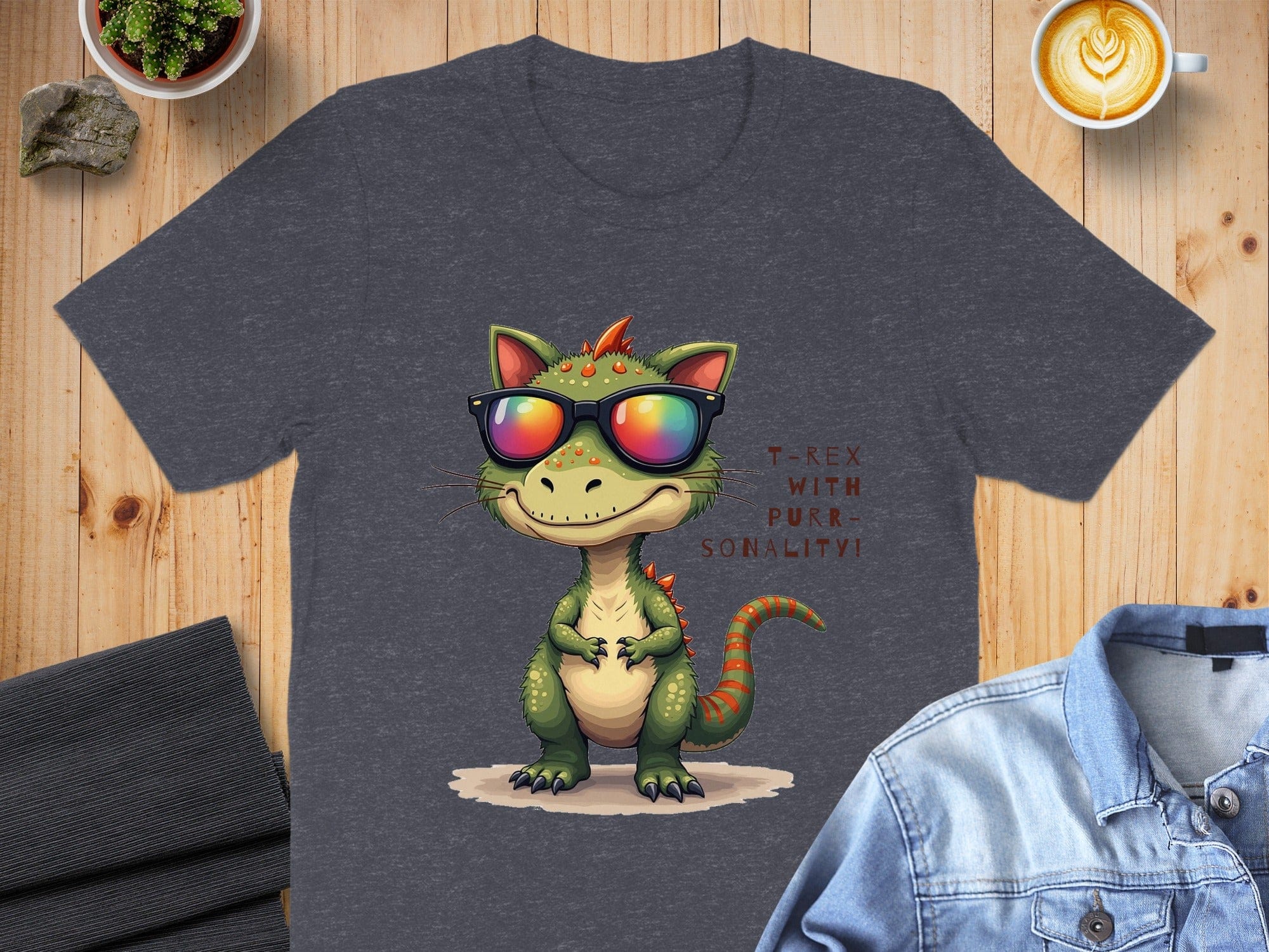T-Rex with Purr-sonality Graphic Tee product