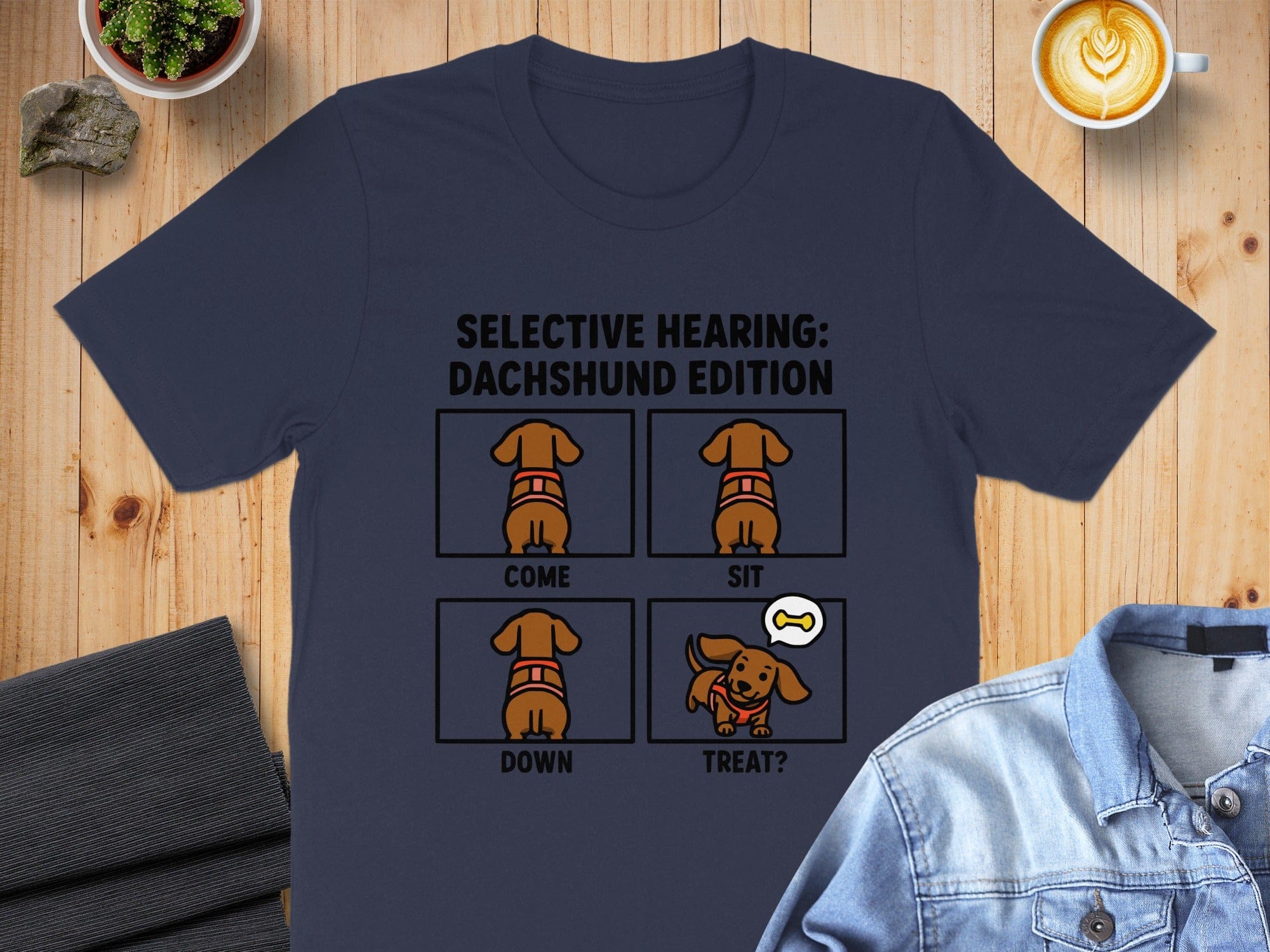 Selective Hearing Dachshund Edition Graphic Tee