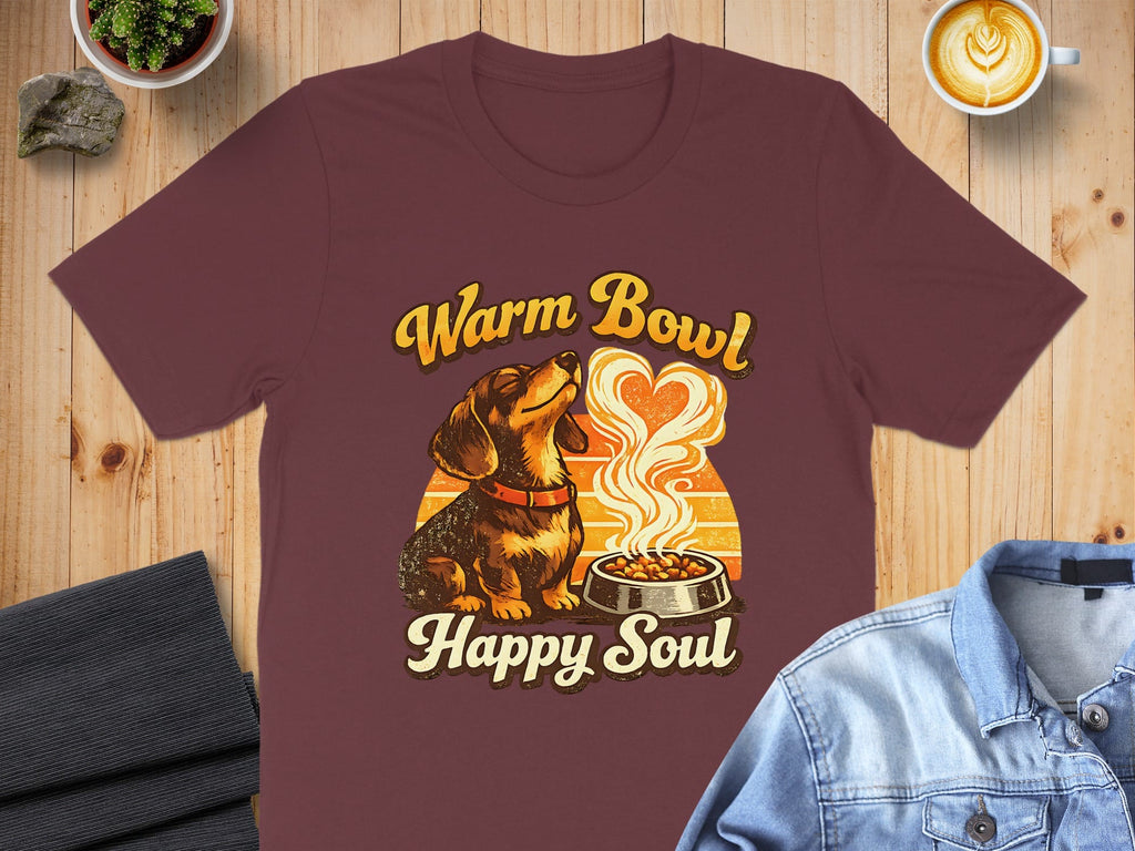 Warm Bowl Happy Soul Dog Lover T-Shirt