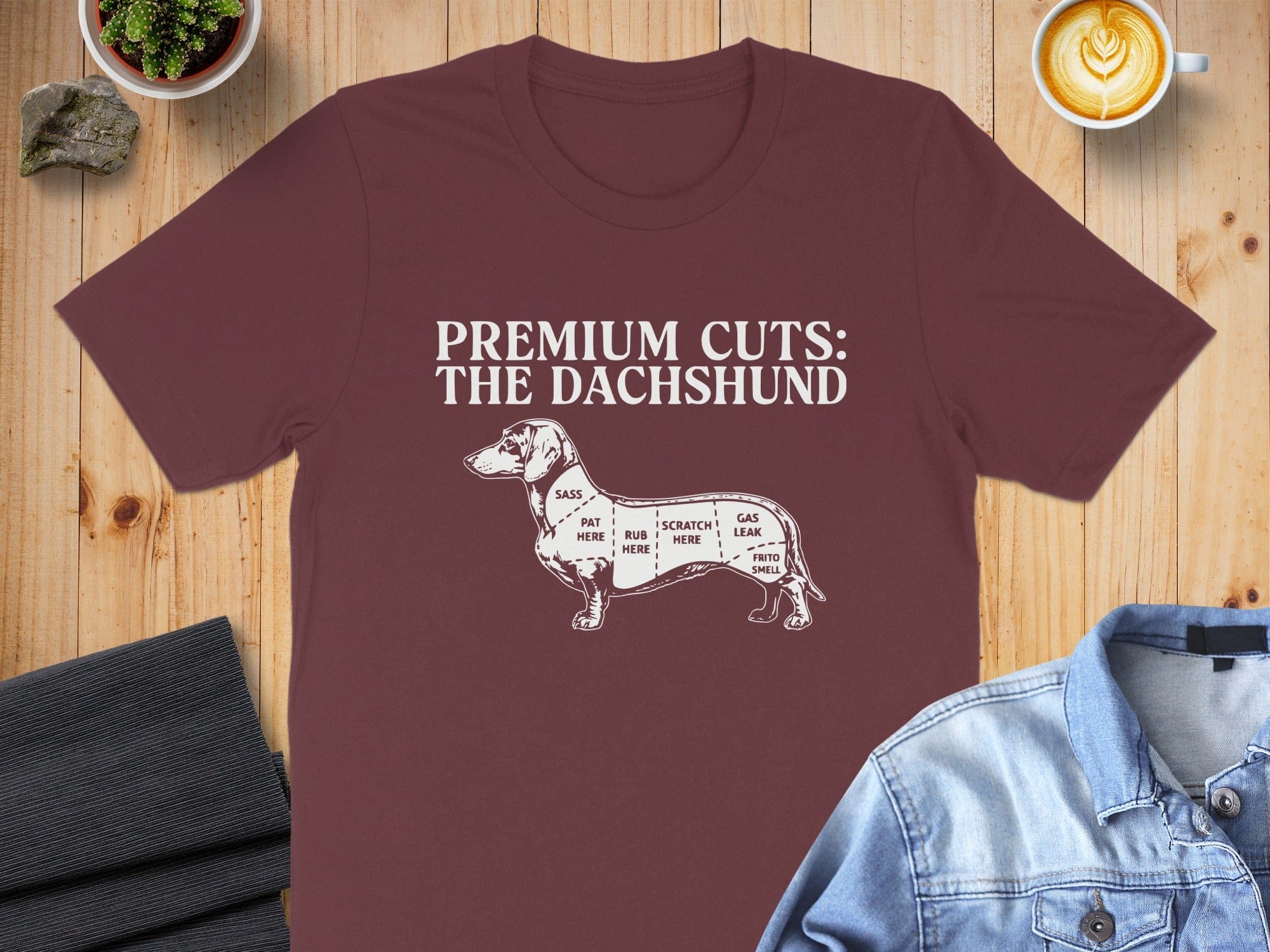 Premium Cuts The Dachshund Graphic T-shirt