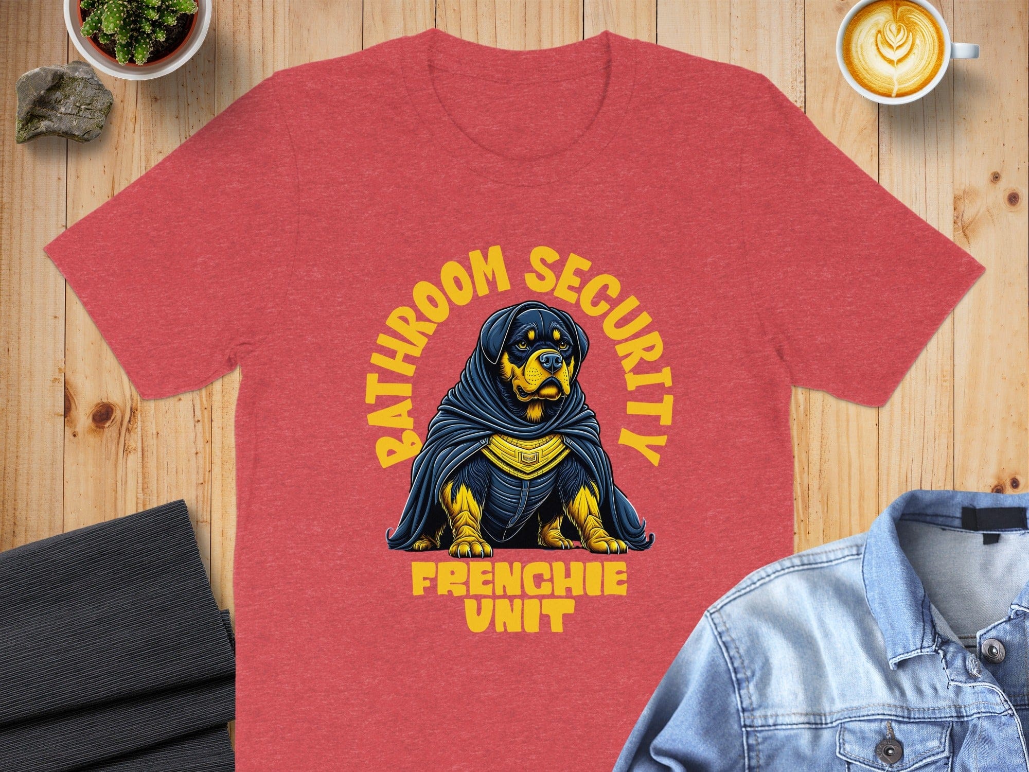 Bathroom Security Frenchie Unit Graphic T-Shirt