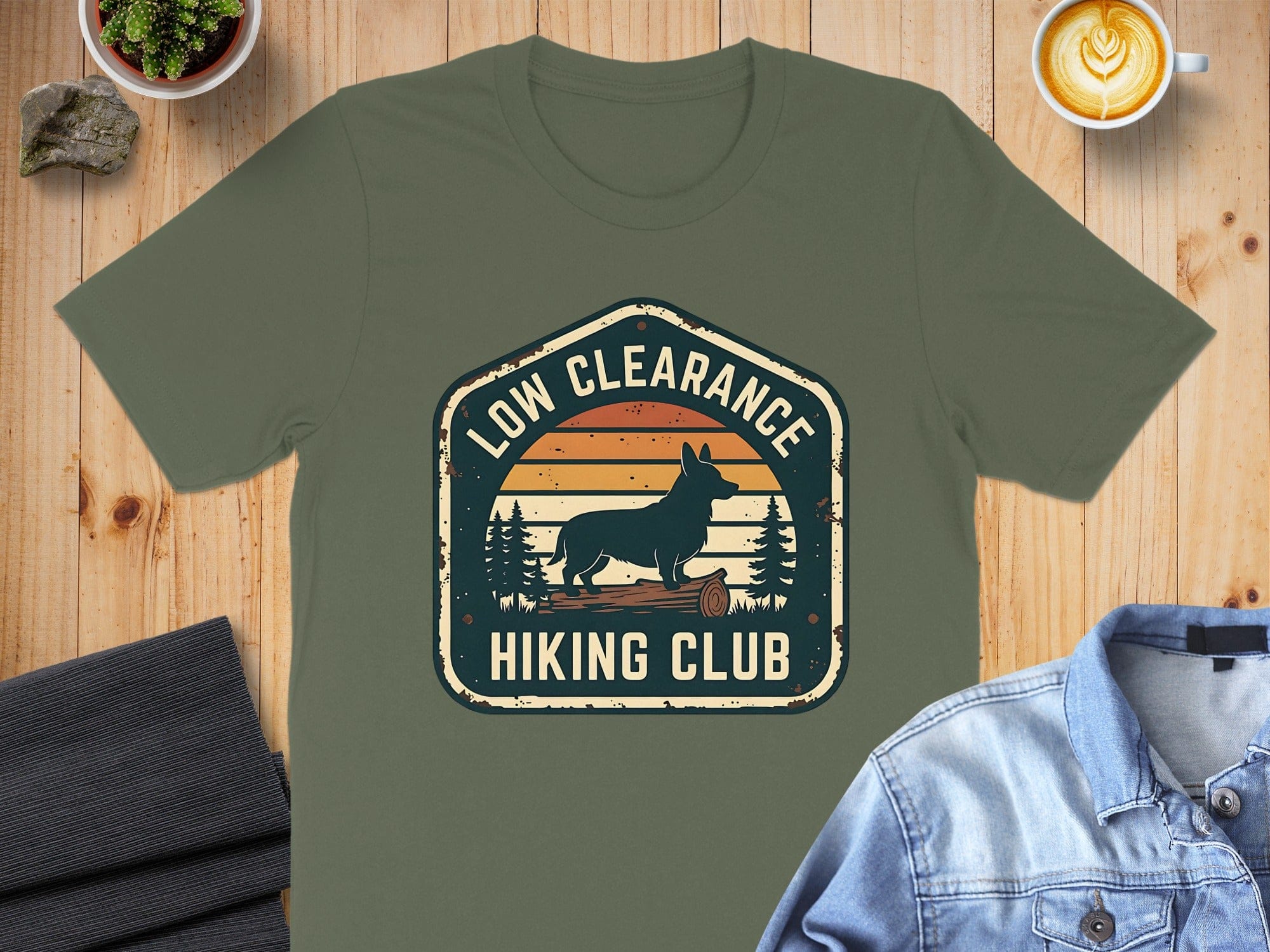 Low Clearance Hiking Club Silhouette Graphic Shirt