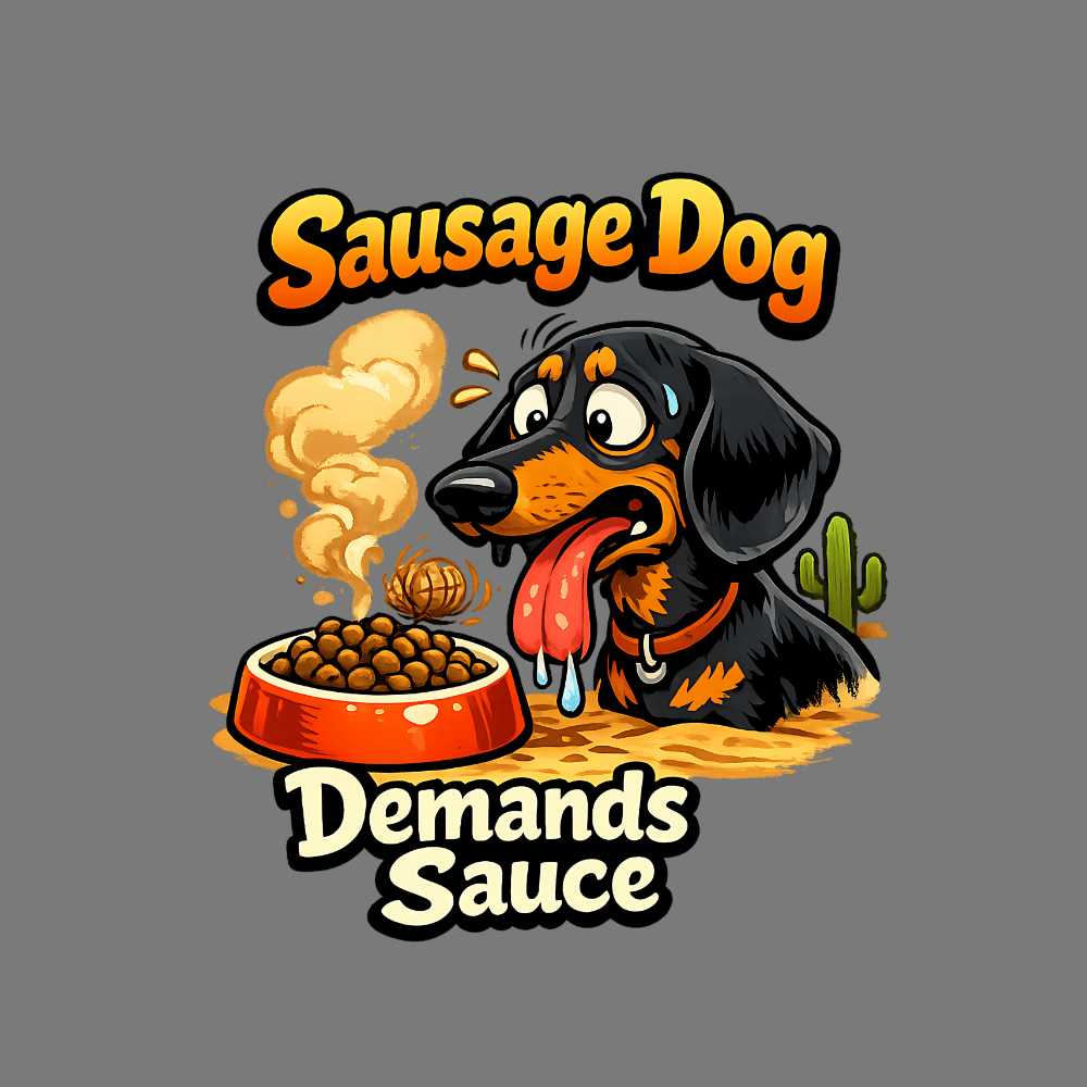 Sausage Dog Demands Sauce Funny Dog pet lover product