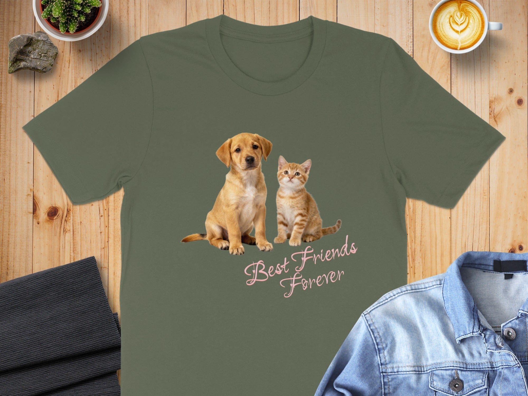 Best Friends Forever Printed T Shirt for Pet Lovers