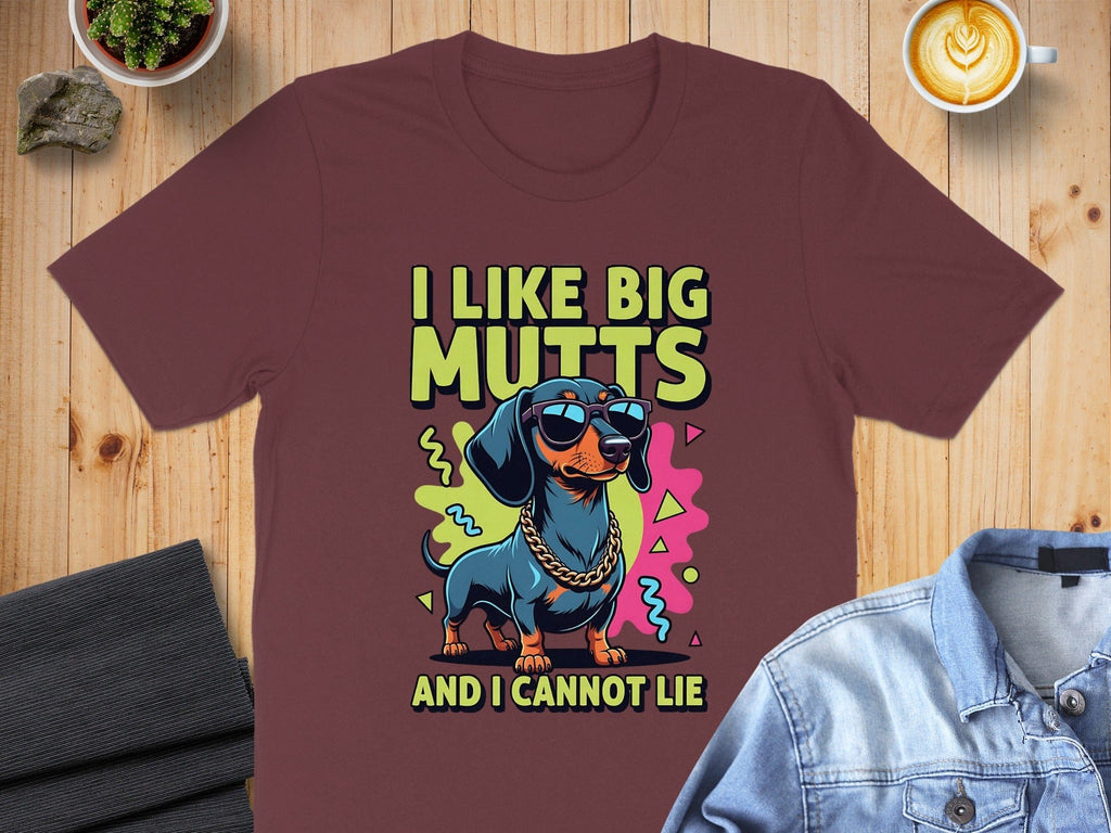 I Like Big Mutts And I Cannot Lie Funny Dog Shirt