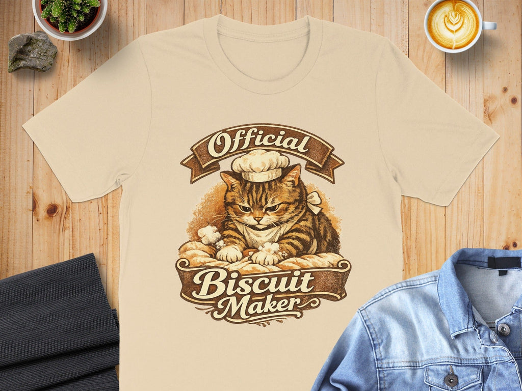 Official Biscuit Maker Cat T-Shirt for Cat Lovers
