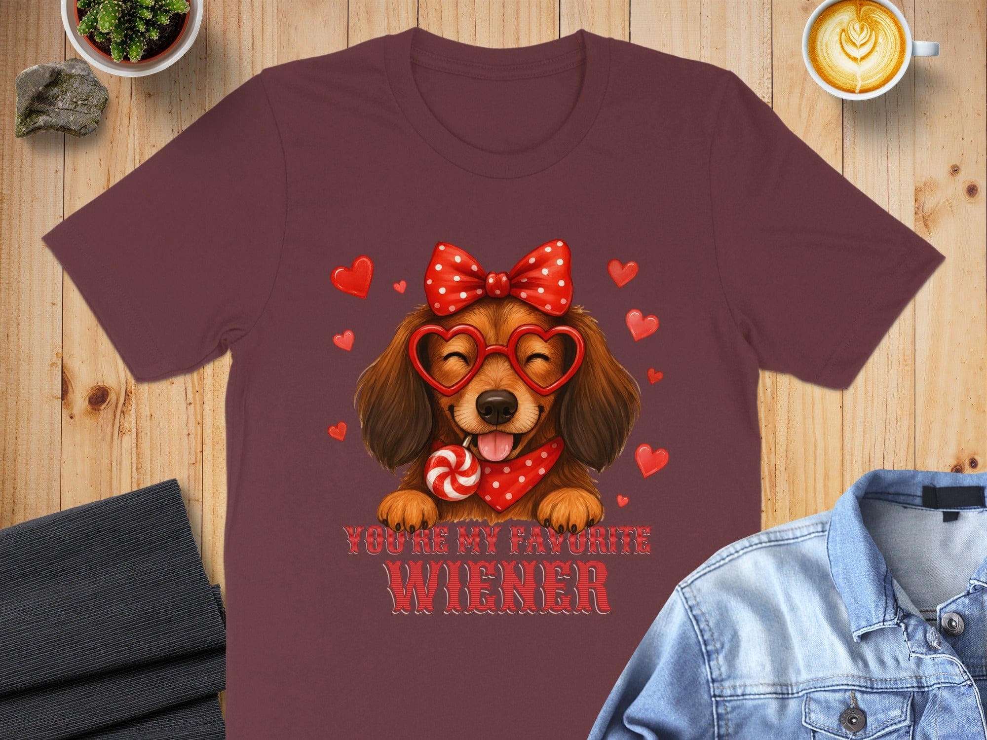 You're My Favorite Wiener Dog Valentine's Day Shirt