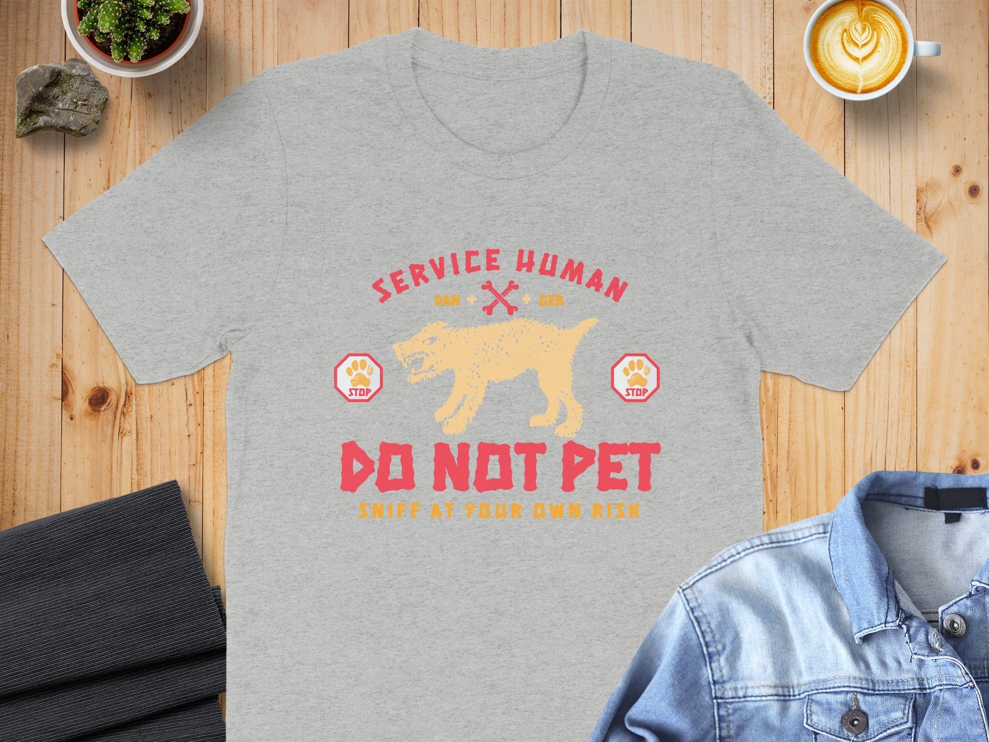 Service Human Do Not Pet Sniff At Your Own Risk Shirt