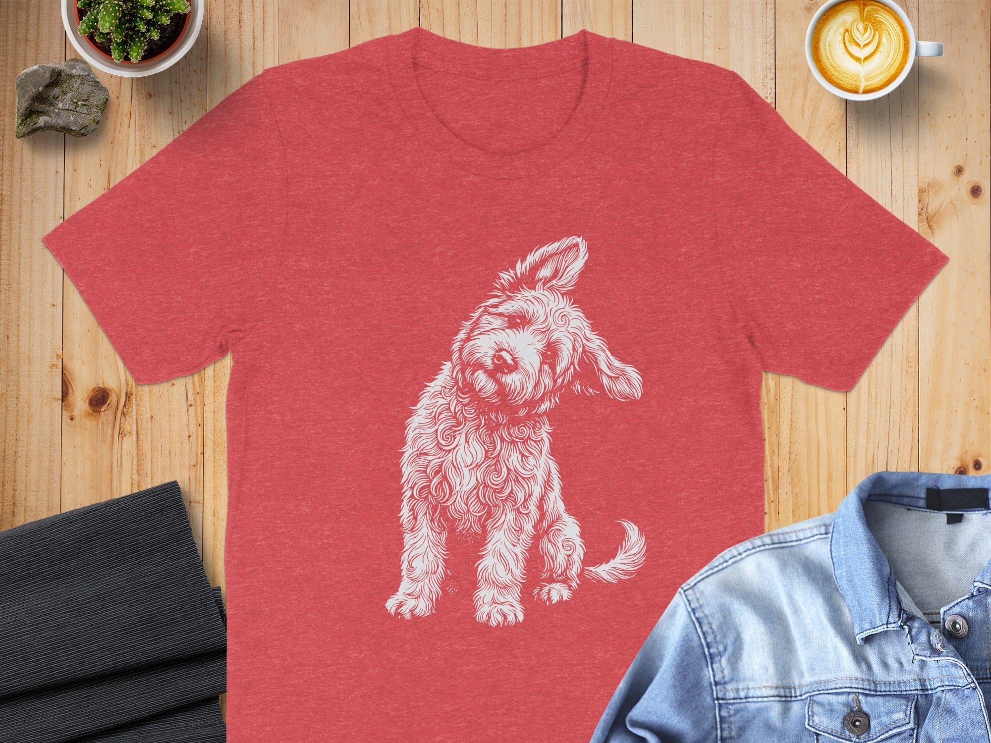 Adorable Puppy Graphic Women's T-shirt Casual Wear