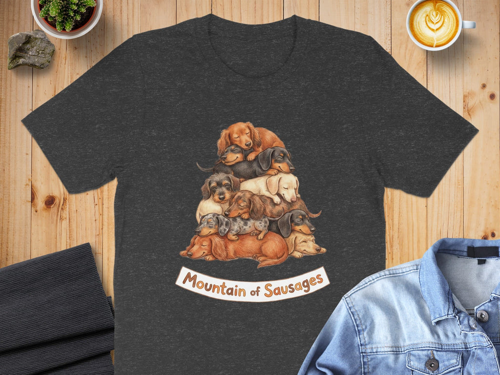 Mountain of Sausages Dachshund Dog T-Shirt