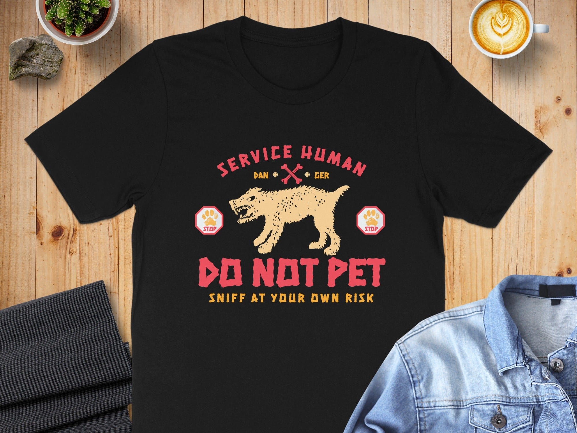 Service Human Danger Do Not Pet Sniff At Your Own Risk