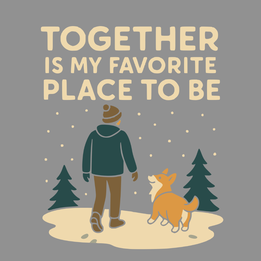 Together Is My Favorite Place to Be Wall Art Decor