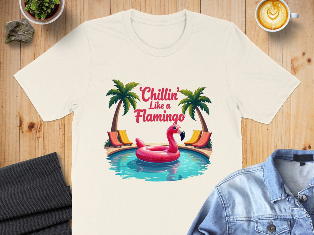 Chillin Like a Flamingo T-shirt for Relaxed Vibes