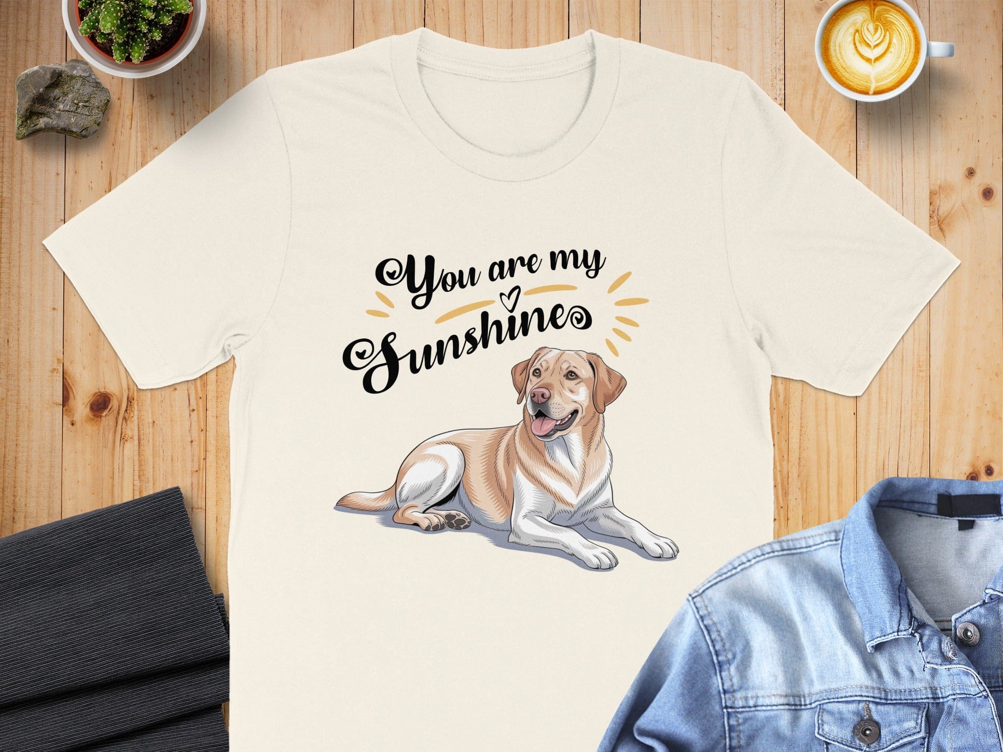 You are my Sunshine Dog Illustration T-Shirt