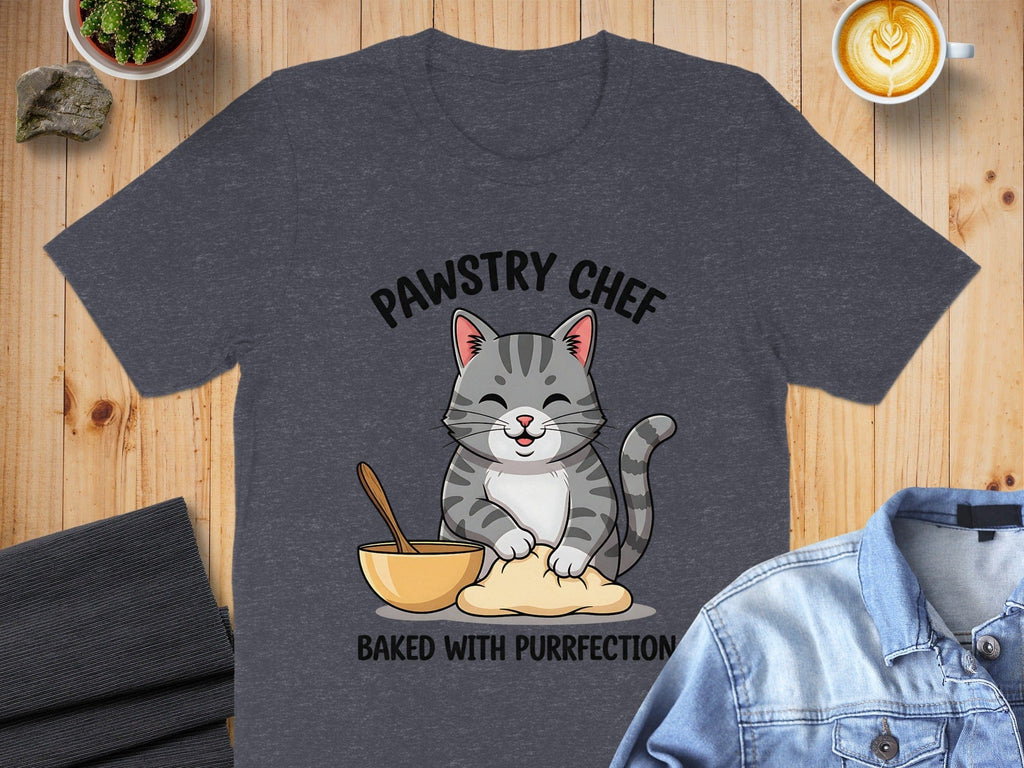 Pawstry Chef Baked With Purrfection T-shirt