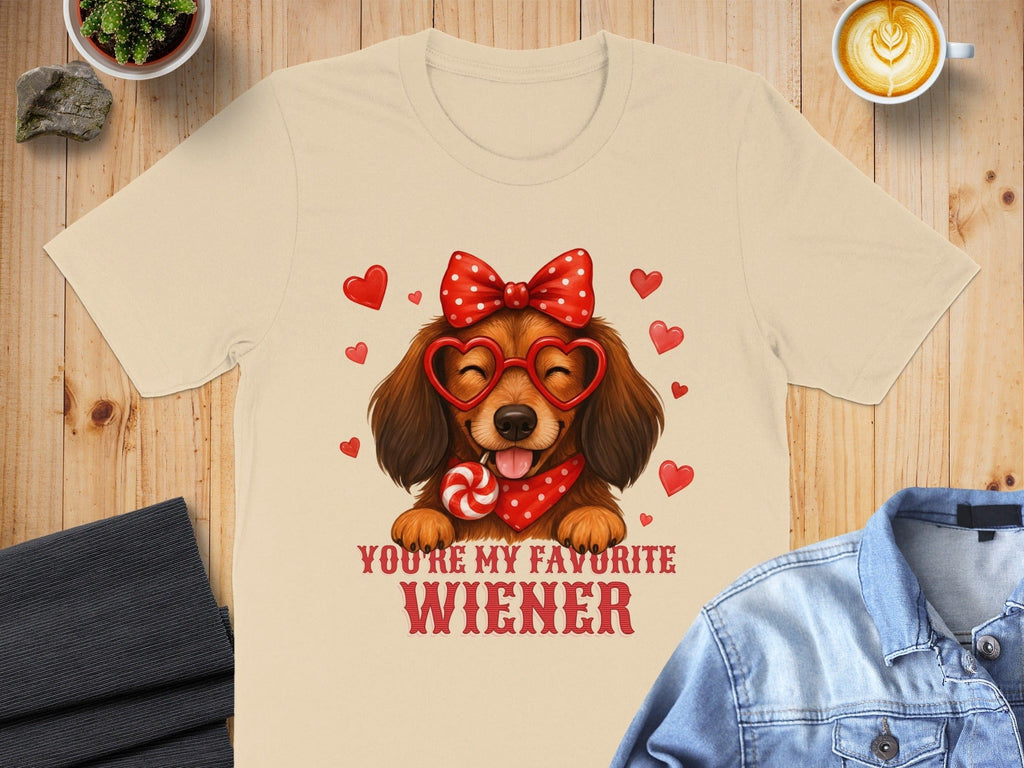 You're My Favorite Wiener Cute Dog Lovers T-Shirt
