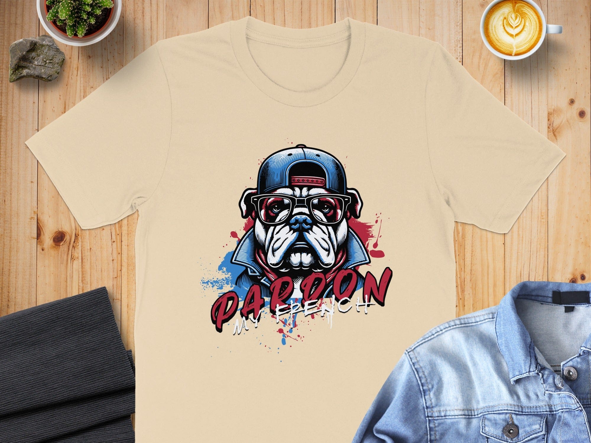 Pardon My French Bulldog Graphic T-Shirt