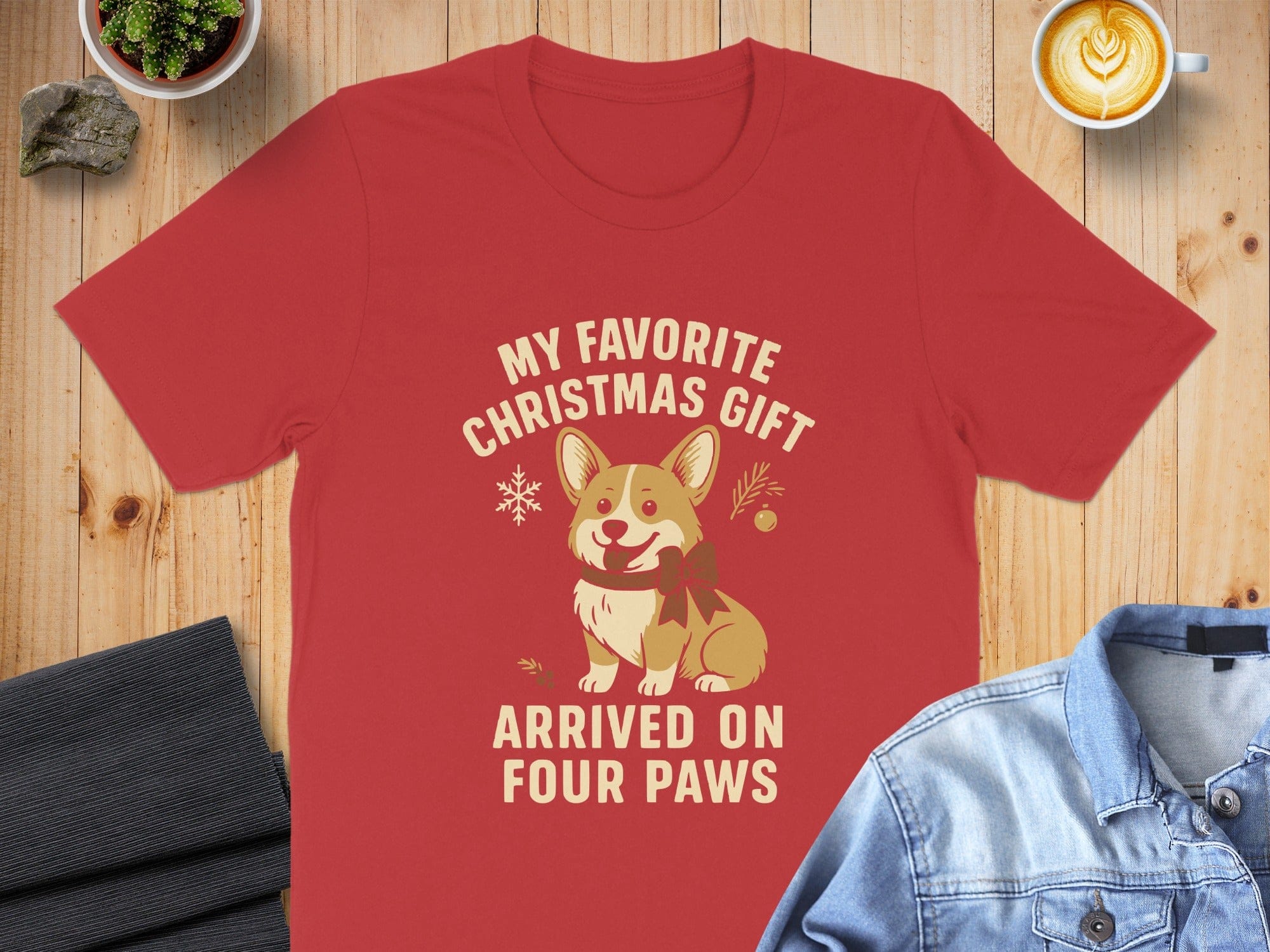 My Favorite Christmas Gift Arrived On Four Paws Shirt
