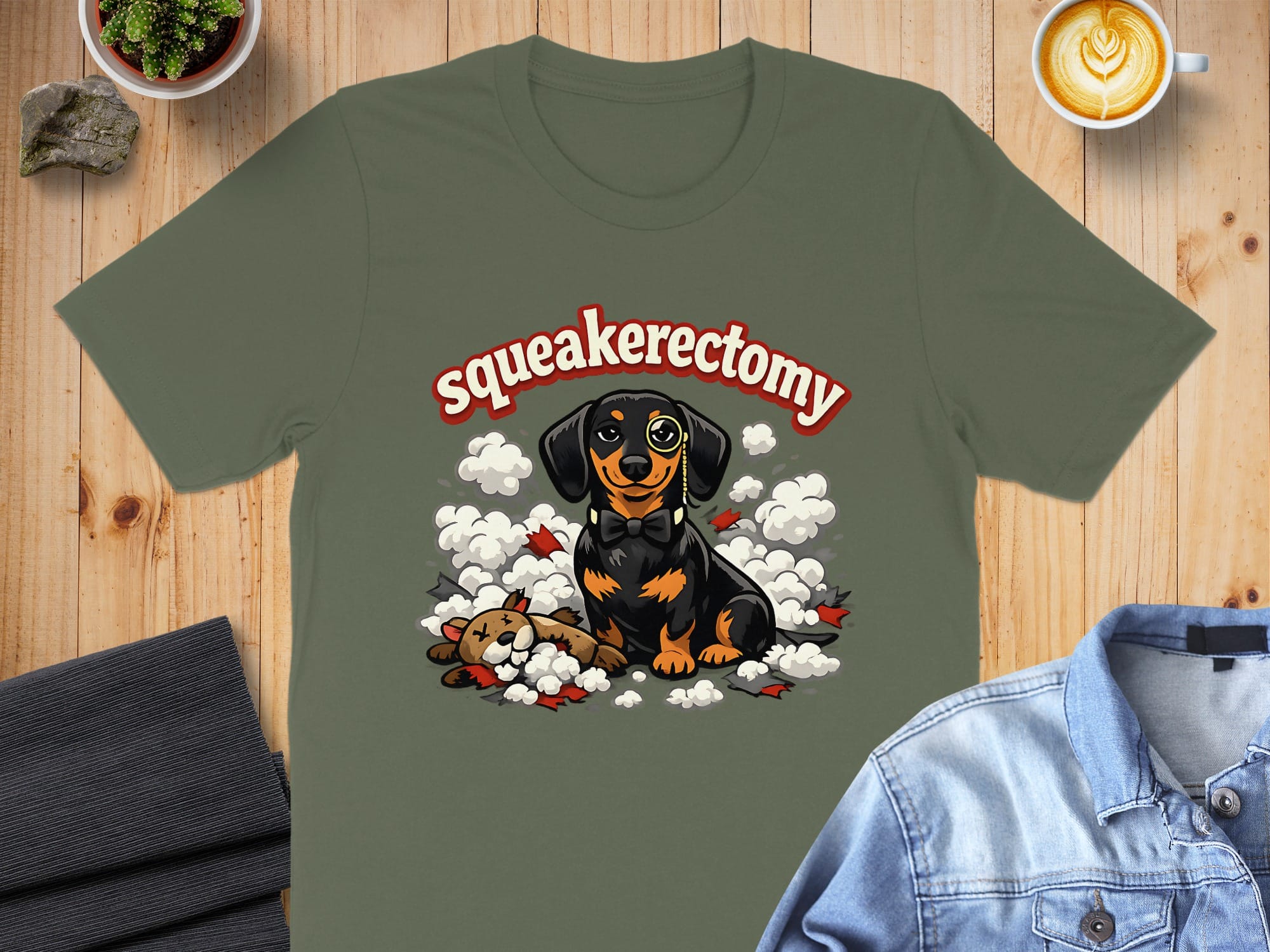 Squeakerectomy Dachshund Graphic T-shirt Product