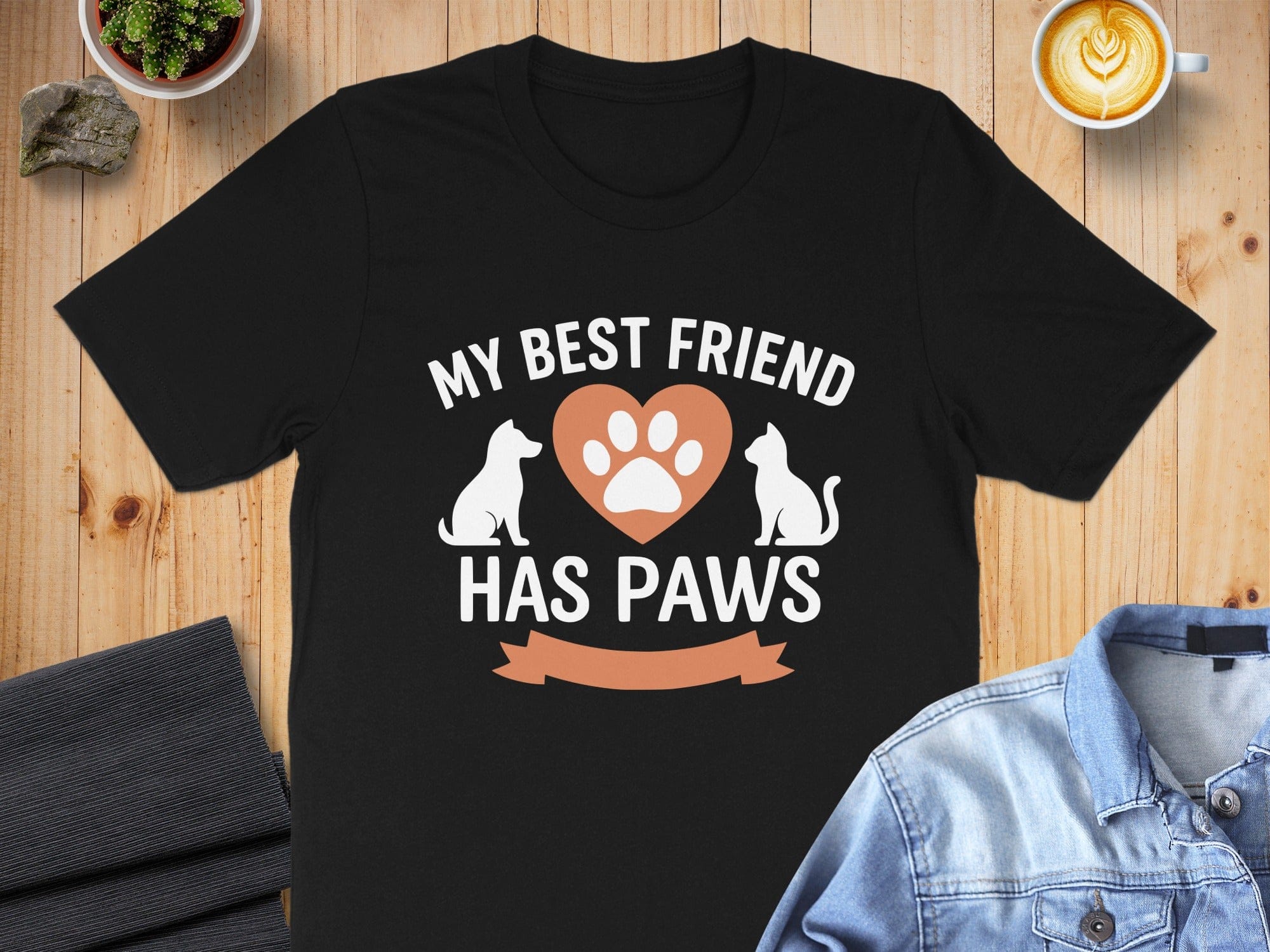 My Best Friend Has Paws Graphic T-Shirt