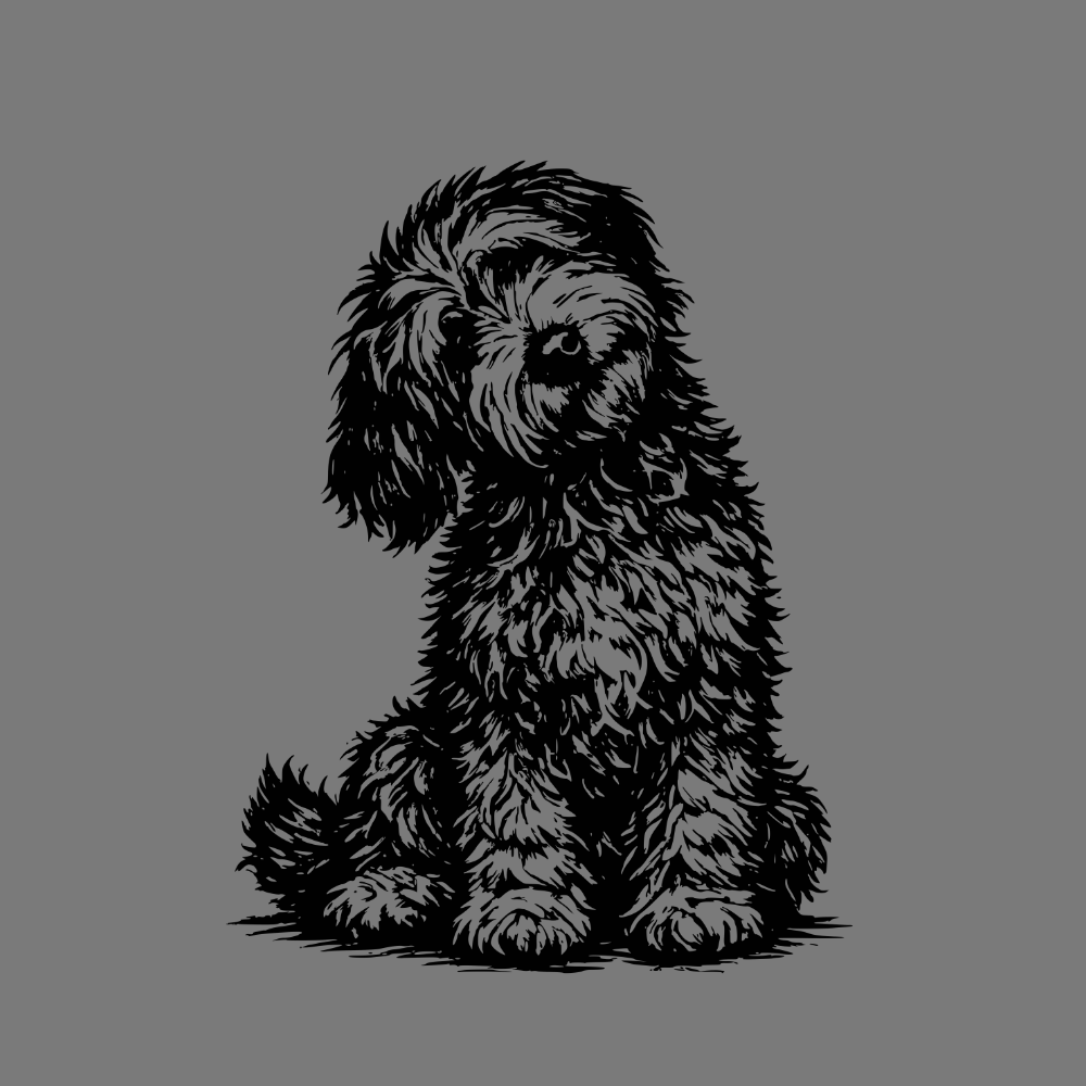 Adorable Fluffy Dog Design for Animal Lovers Product